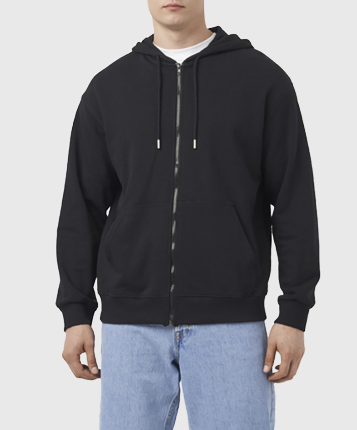 Everlast Back Square Felpa con Zip - Nero