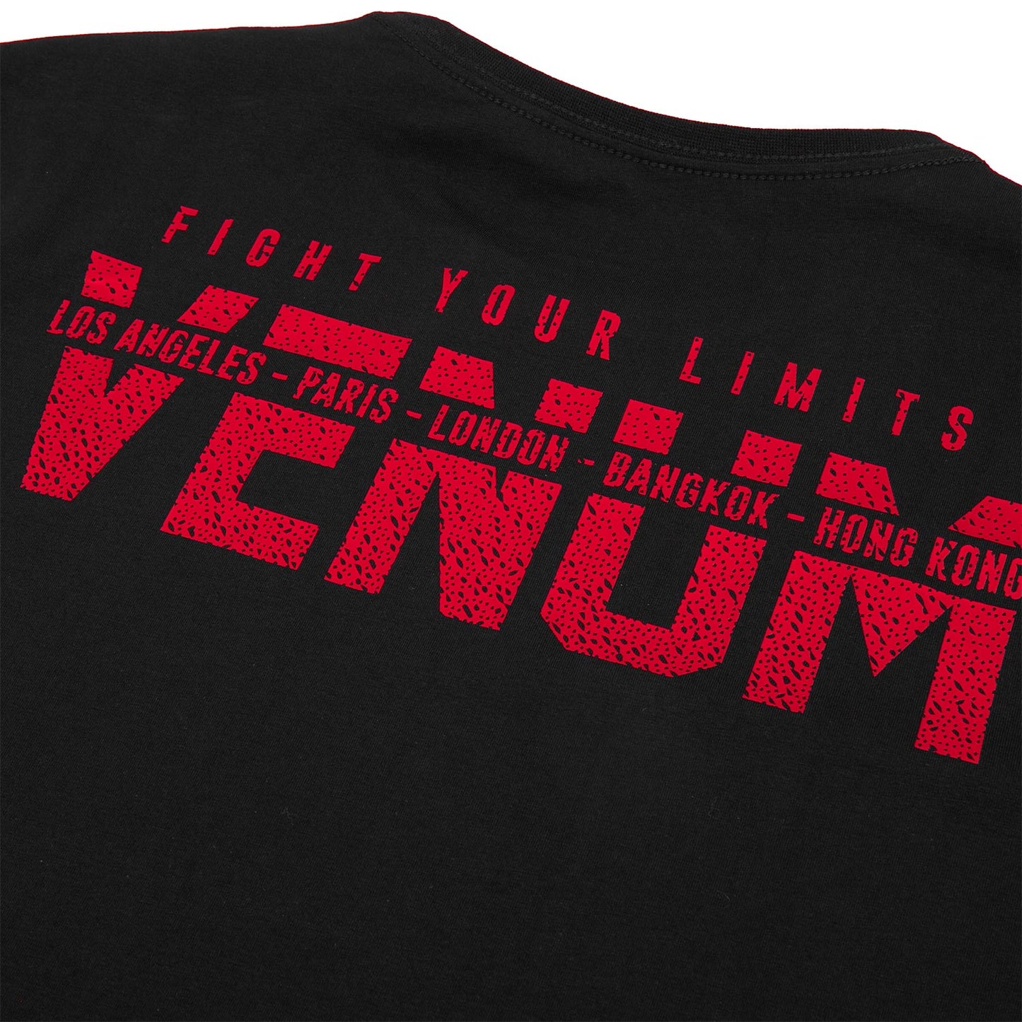 Venum Signature Langarm-T-Shirt - Schwarz/Rot