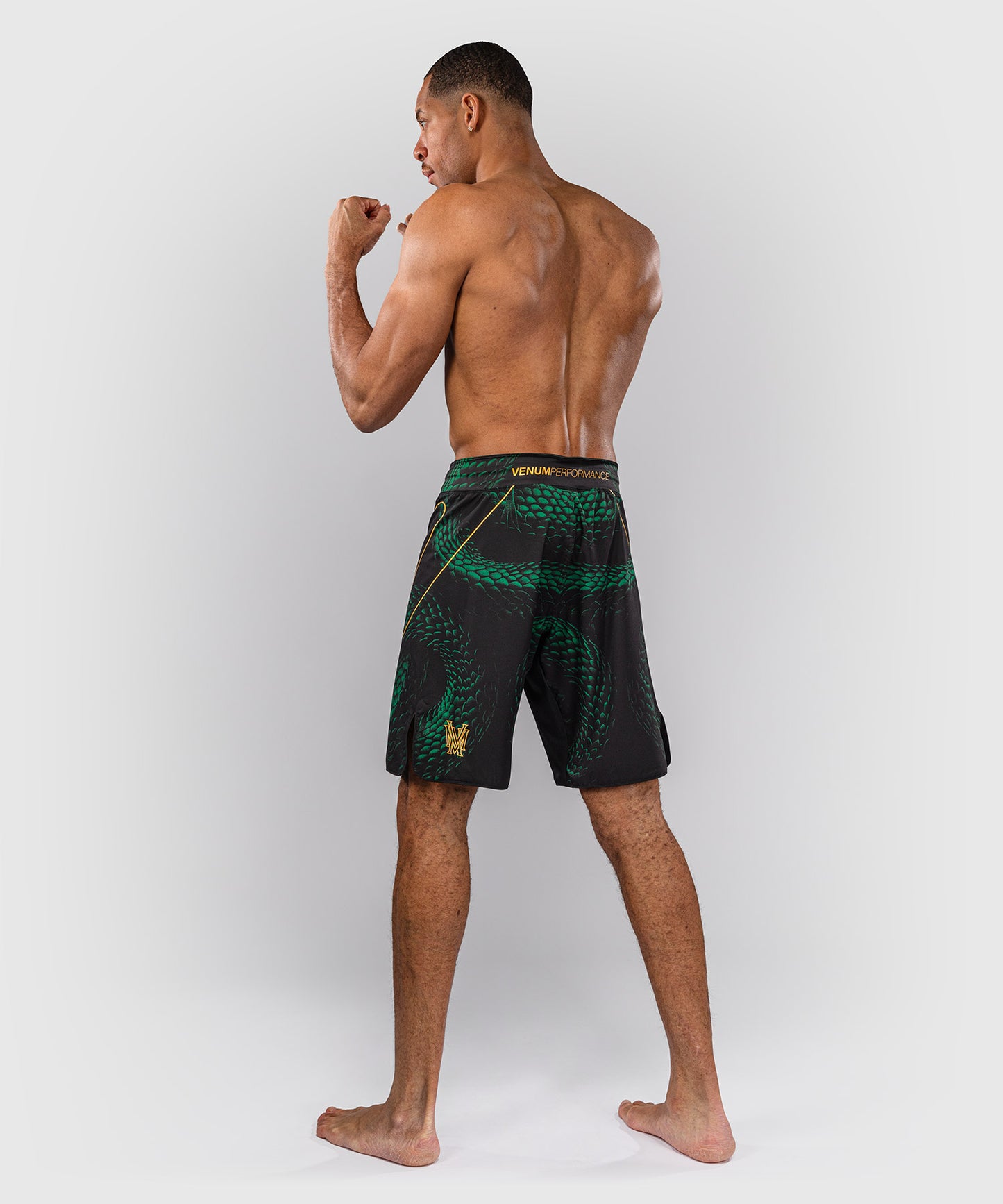 Venum Matupa Fightshorts - Schwarz/Grün/Gold