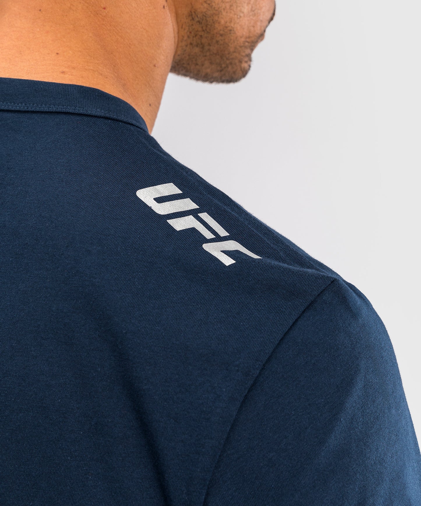 UFC Fusion by Venum Fight Week Maglietta a Manica Corta per Uomo - Blu oceanico