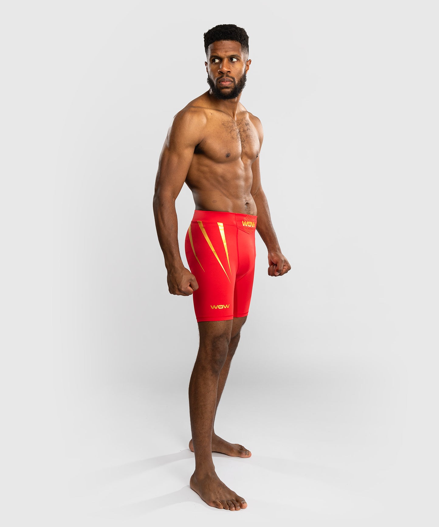 Short de Compression Venum x WOW FC - Rouge/Or