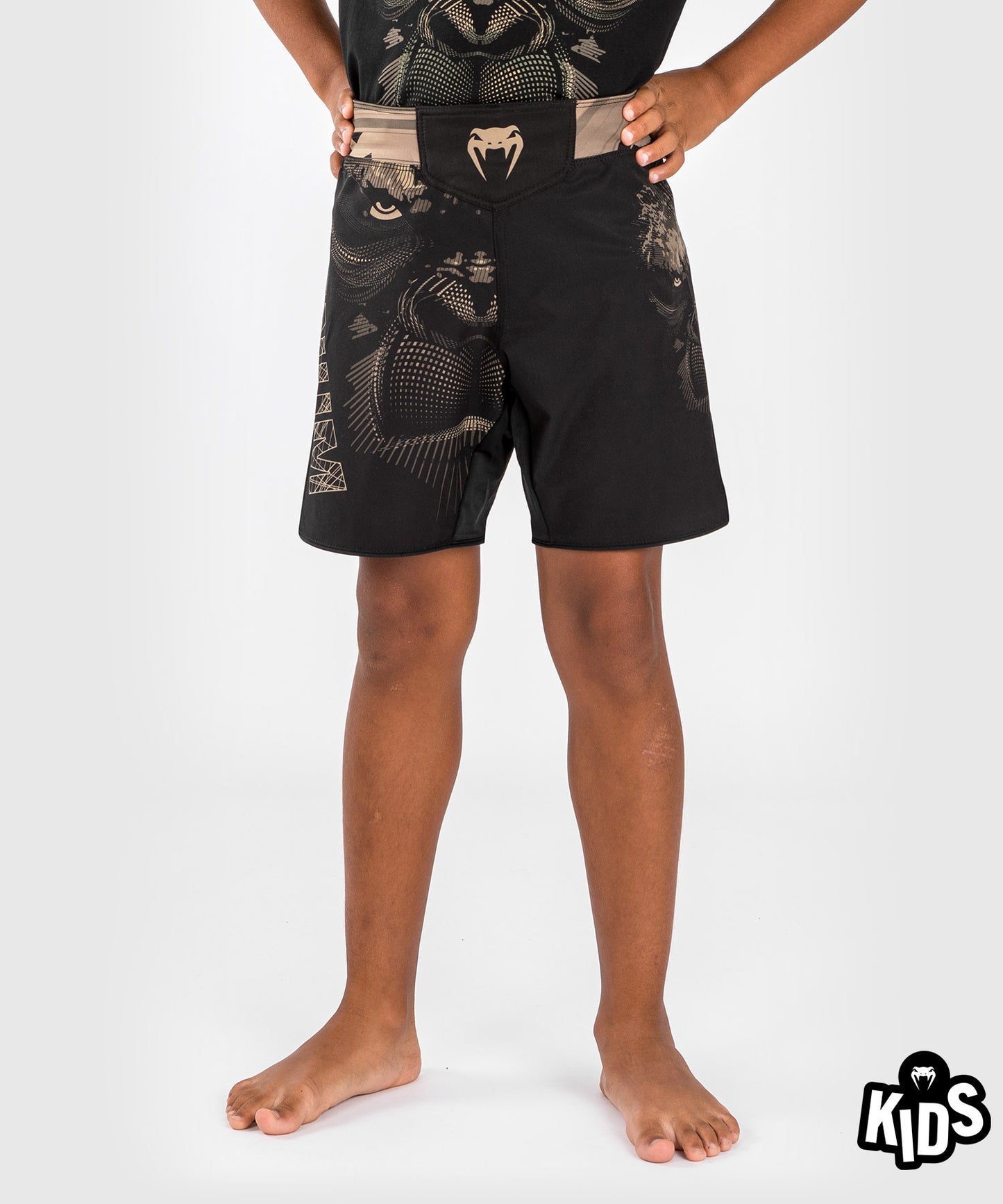 Venum Gorilla Jungle Pantalones Cortos de Lucha para Niños - Negro/Arena