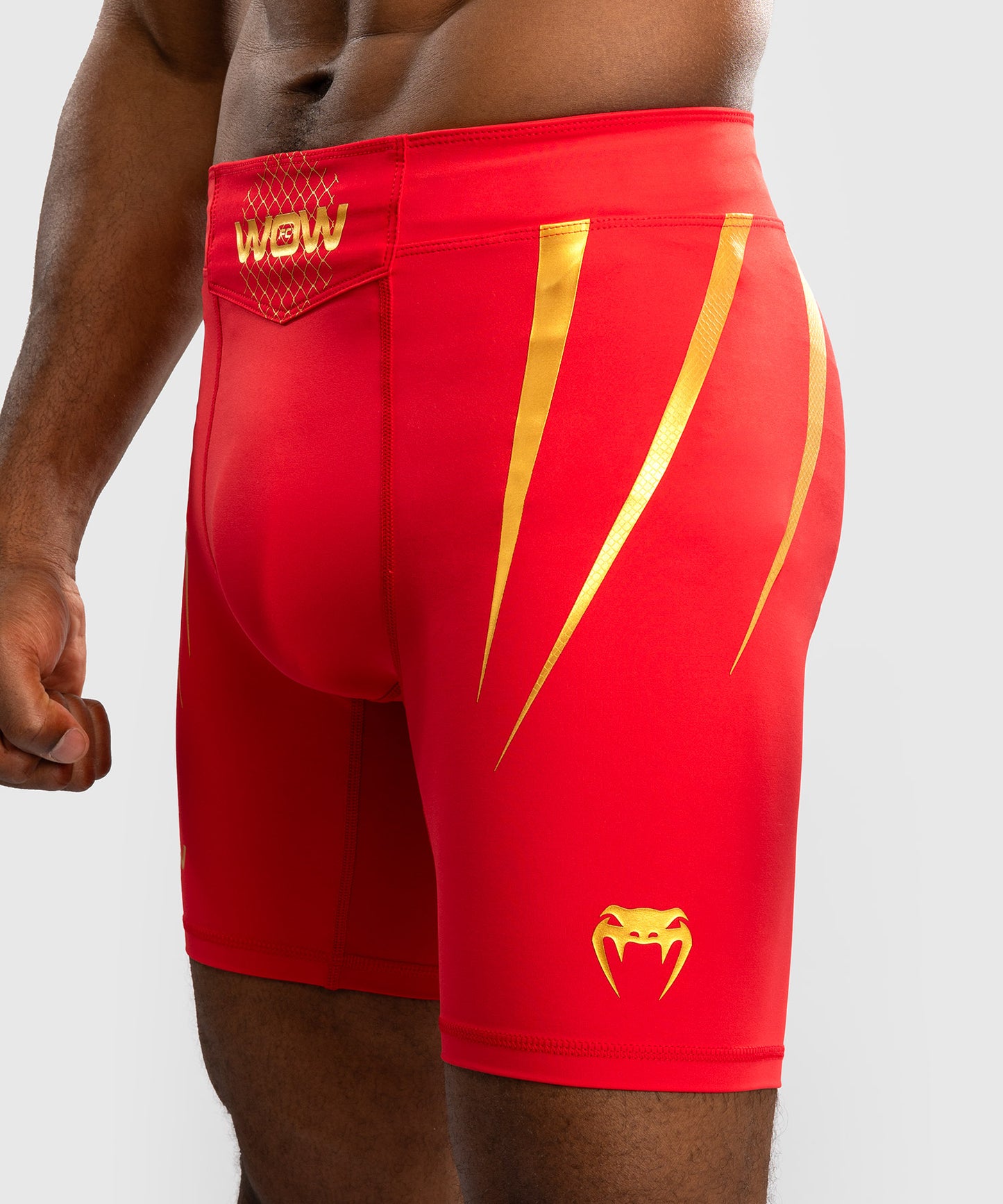 Short de Compression Venum x WOW FC - Rouge/Or