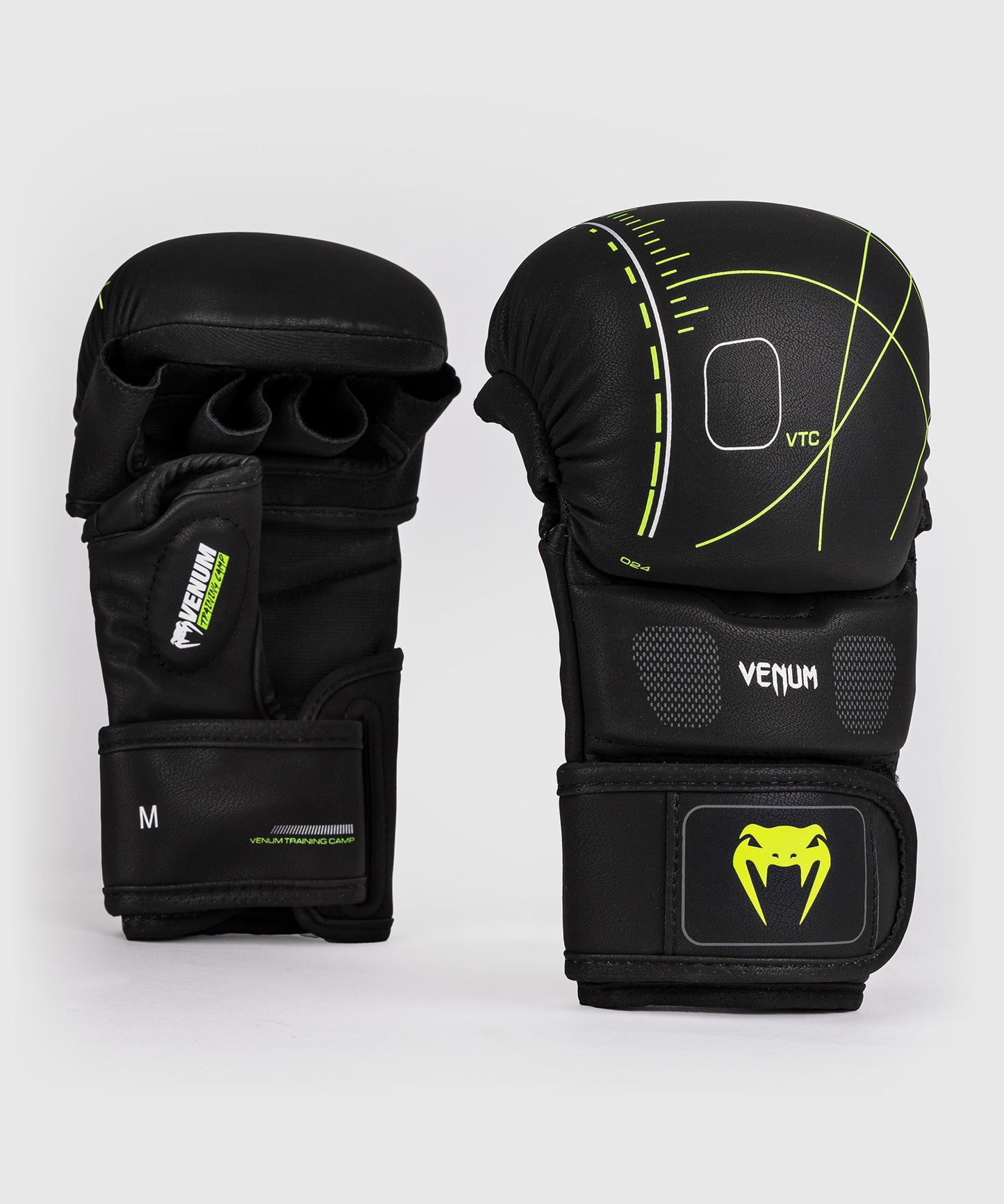 Venum Tactical XT Perf Analys Guantes de Sparring MMA - Negro/Azul menta