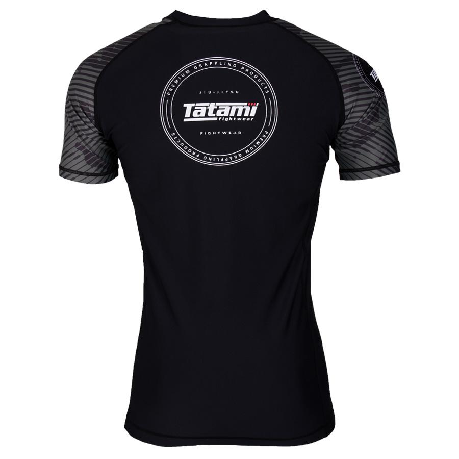 Tatami Rashguard de Manga Corta Renegade Green Camo - Negro