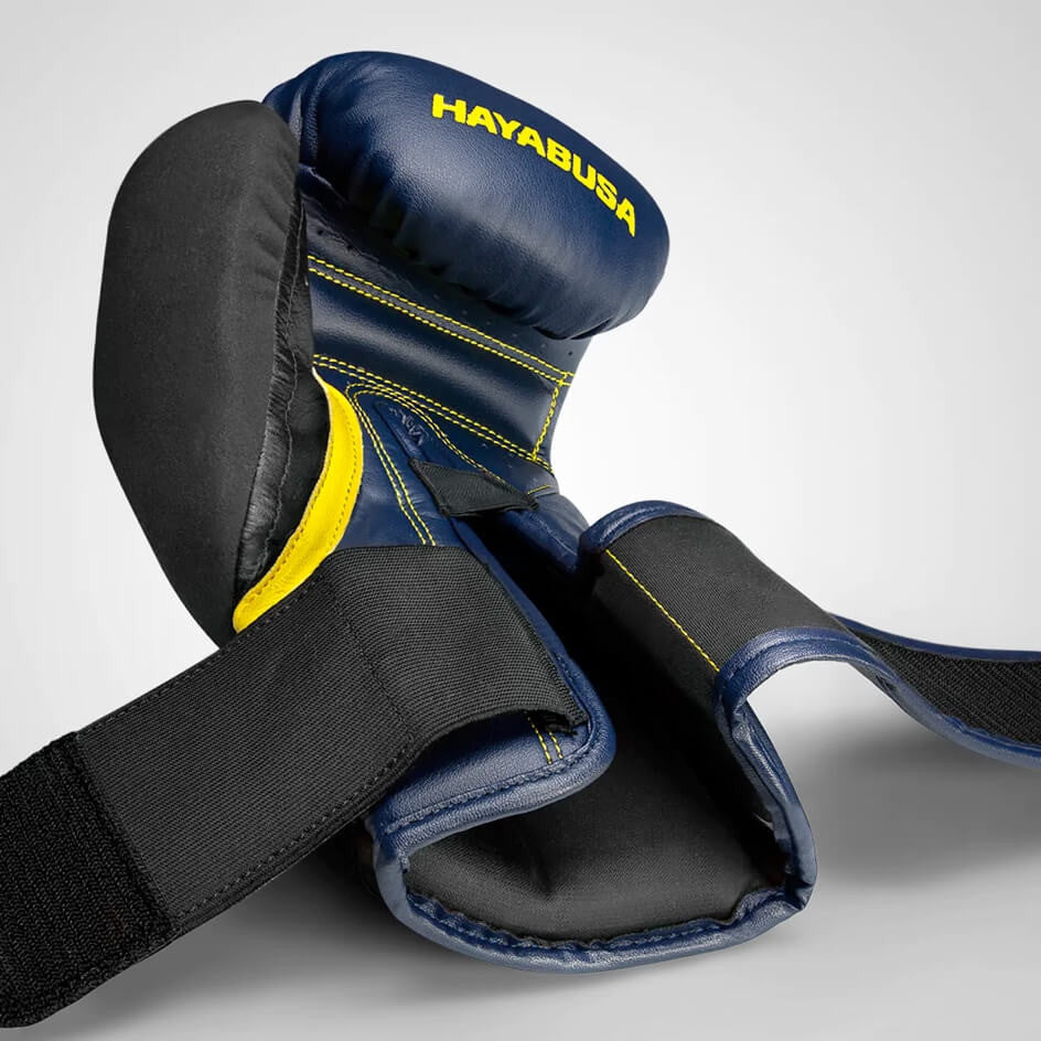 Hayabusa T3 Boxhandschuhe - Marineblau/Gelb