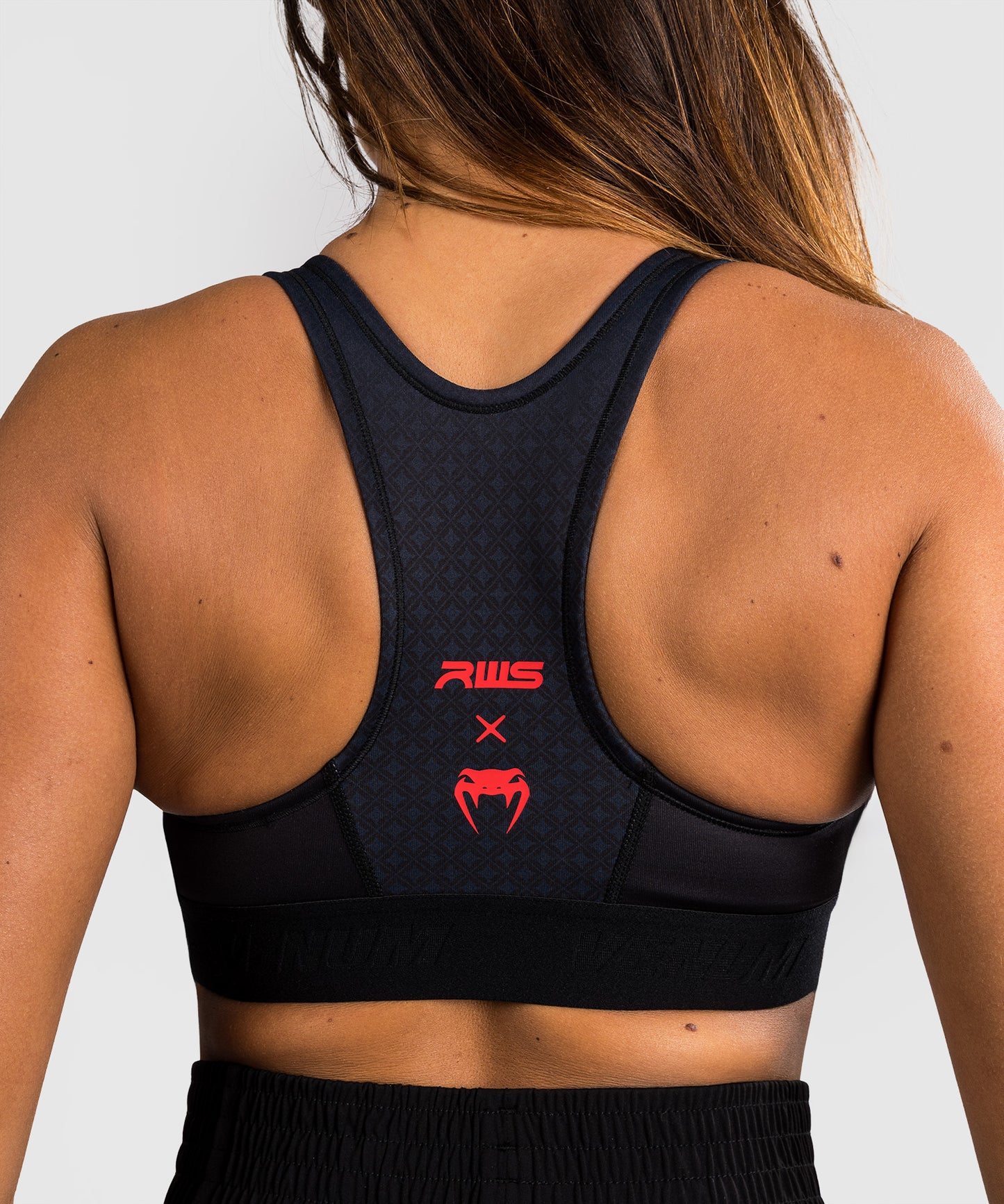 Venum x RWS 2.0 Damen Sport-BH – Schwarz/Rot