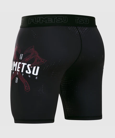 Fumetsu Berserker Vale Tudo Fightshorts - Schwarz/Rot
