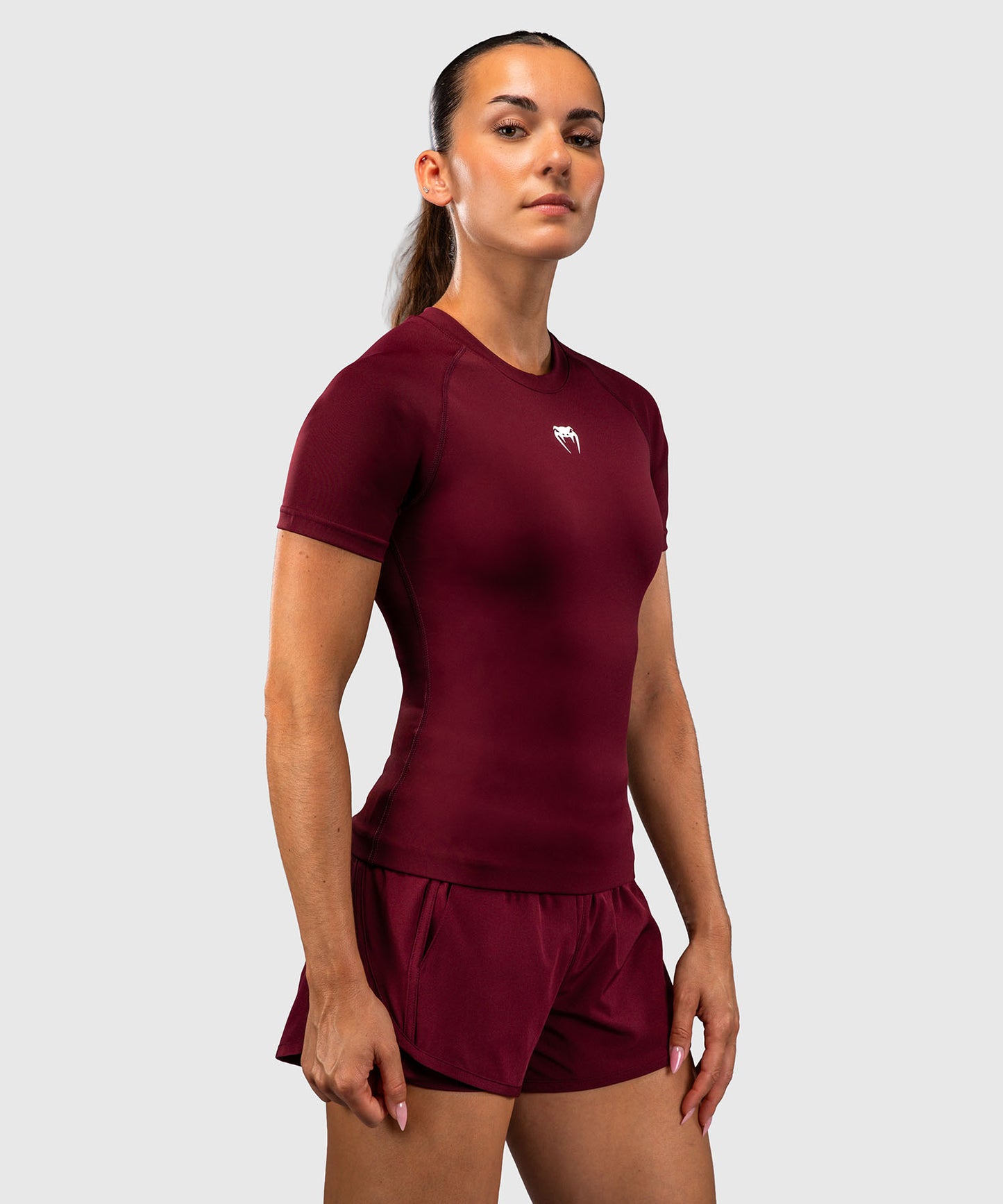 Rashguard à Manches Courtes Venum Aero XT - Prune