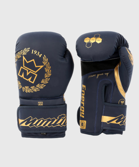 Montana Energy Poseidon Boxhandschuhe - Blau/Gold