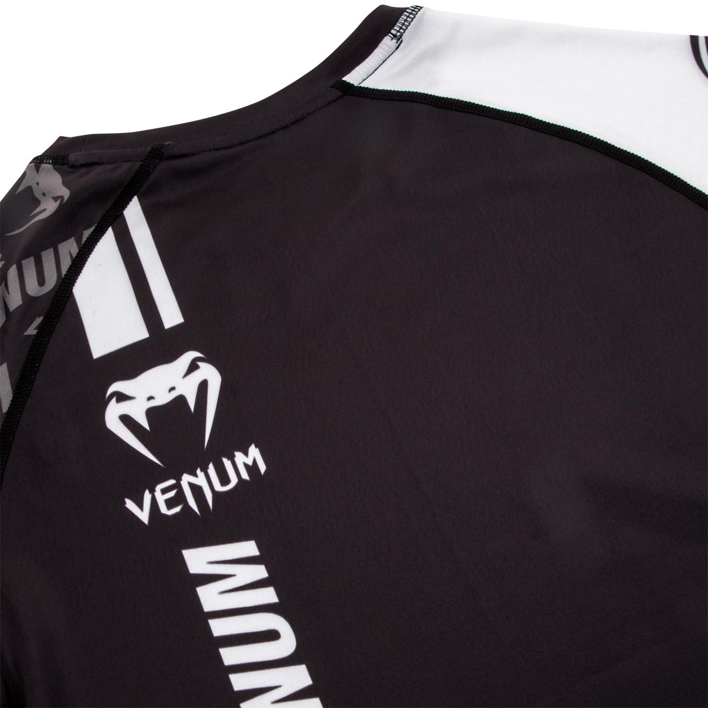 Venum Logos Rashguard - Langarm - Schwarz/Weiß