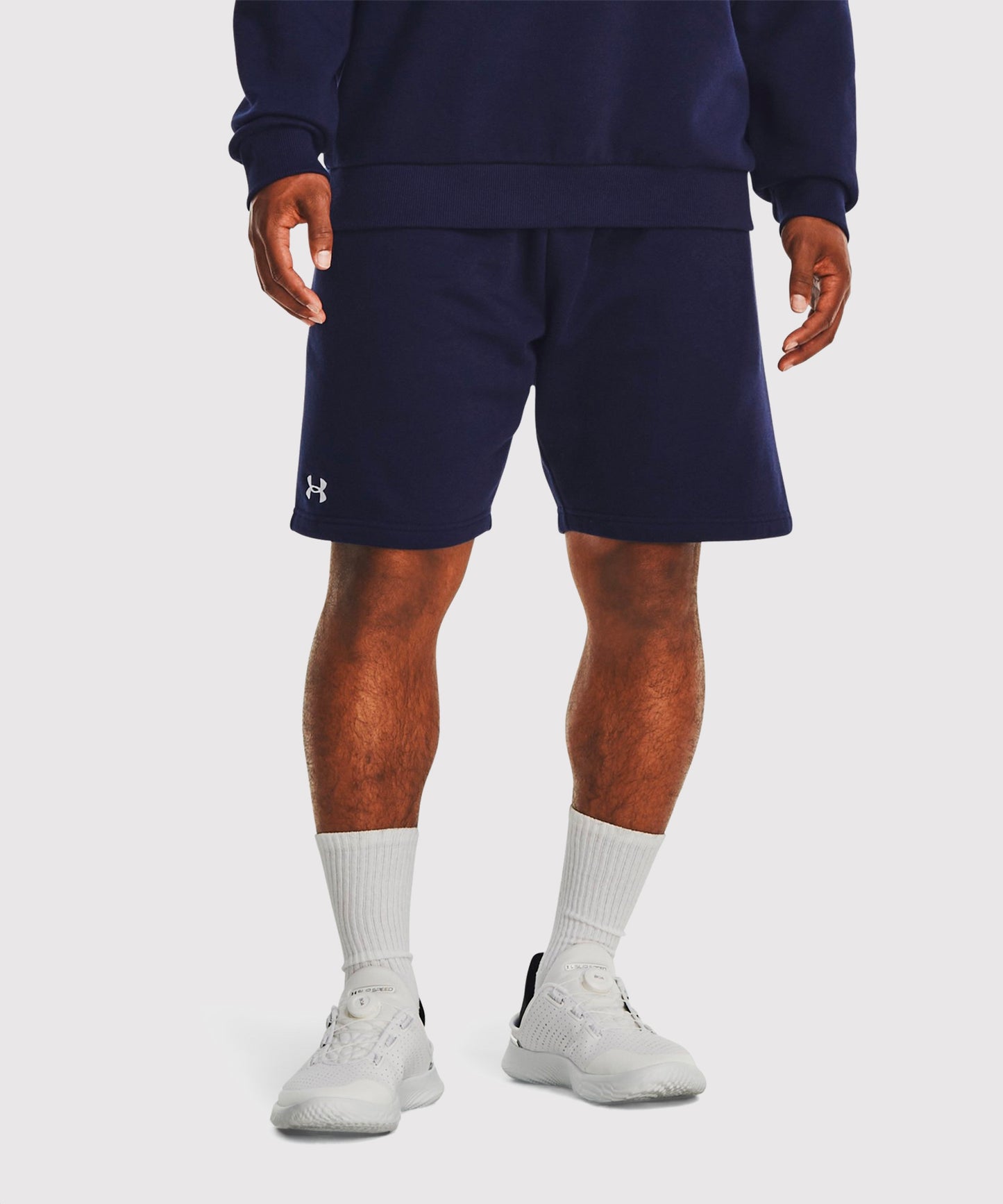 Short Under Armour Ua Rival Fleece - Bleu Marine