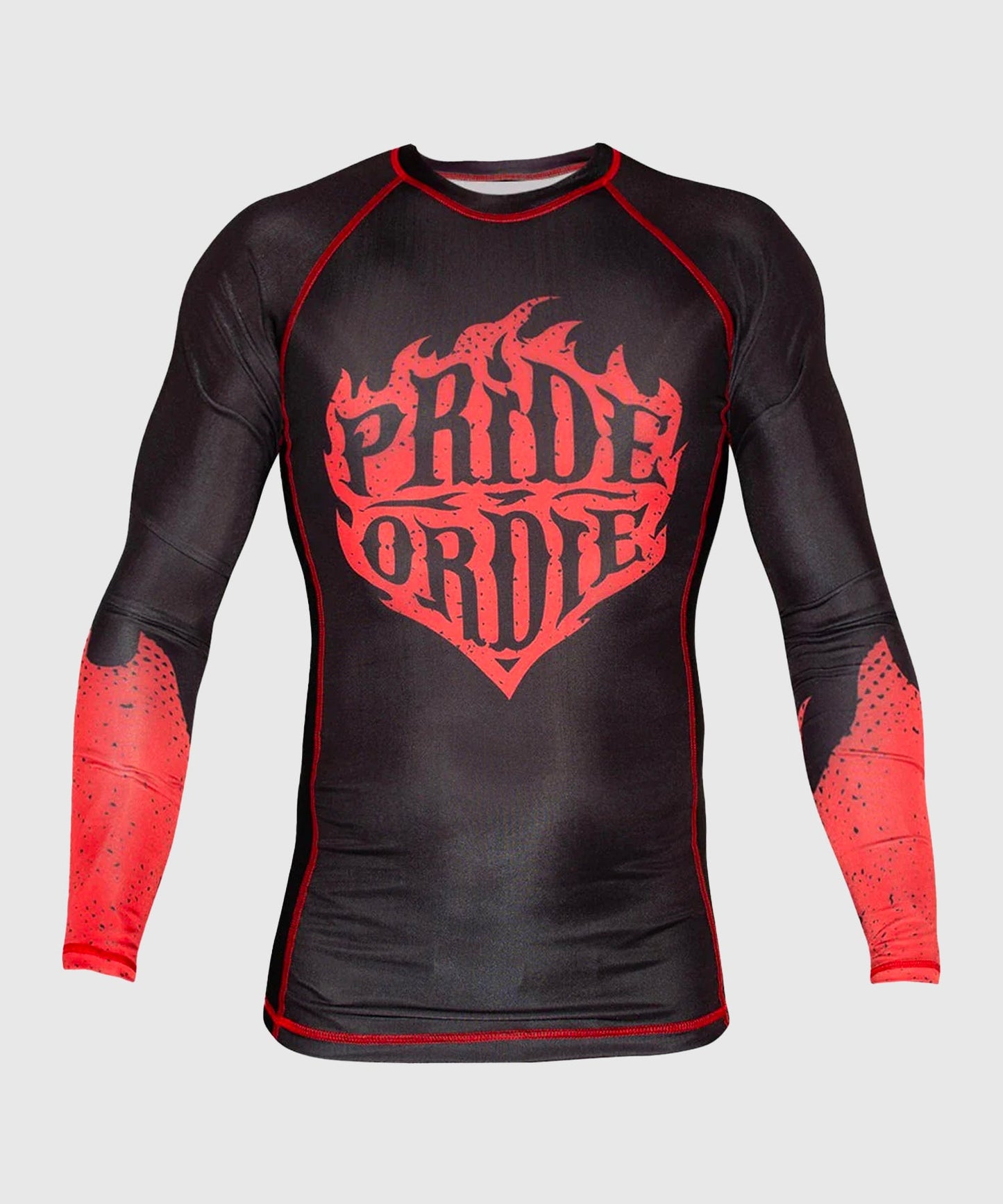 Pride Or Die Reckless Flames Rashguard - Negro