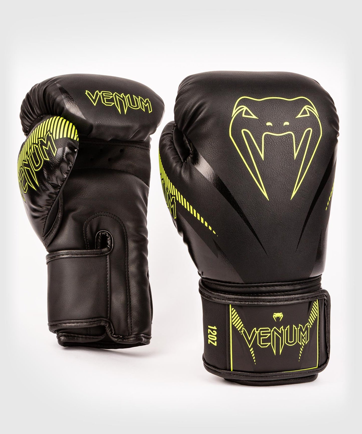 Venum Impact Boxhandschuhe - Schwarz/Fluo Gelb