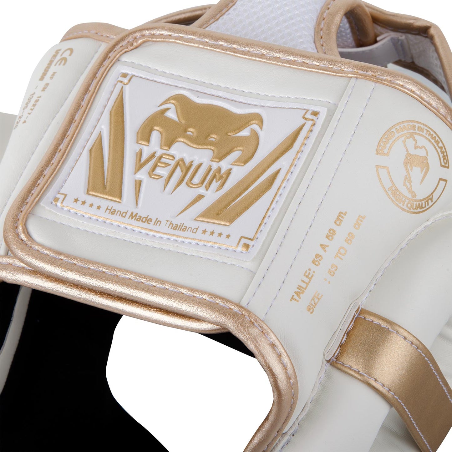 Venum Elite Casco de Protección - Blanco/Oro
