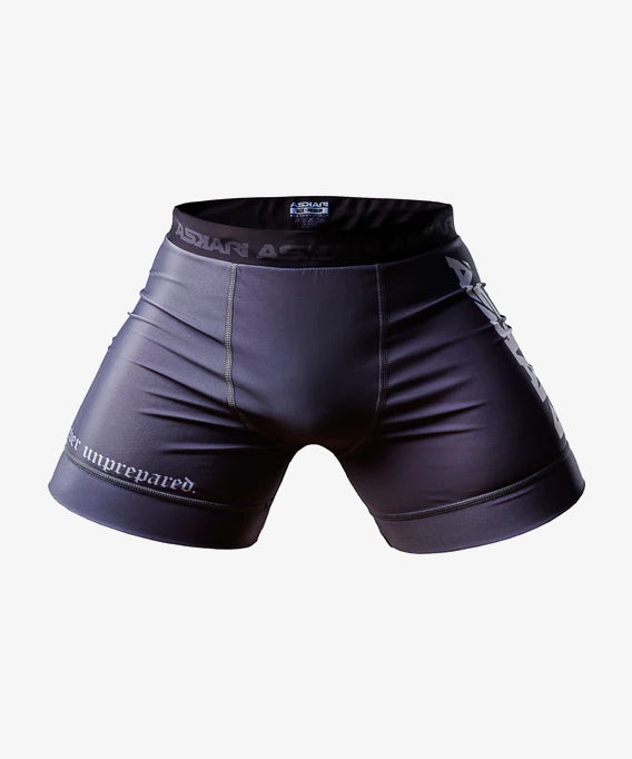 Askari Oldschool Kompressions-Shorts - Schwarz