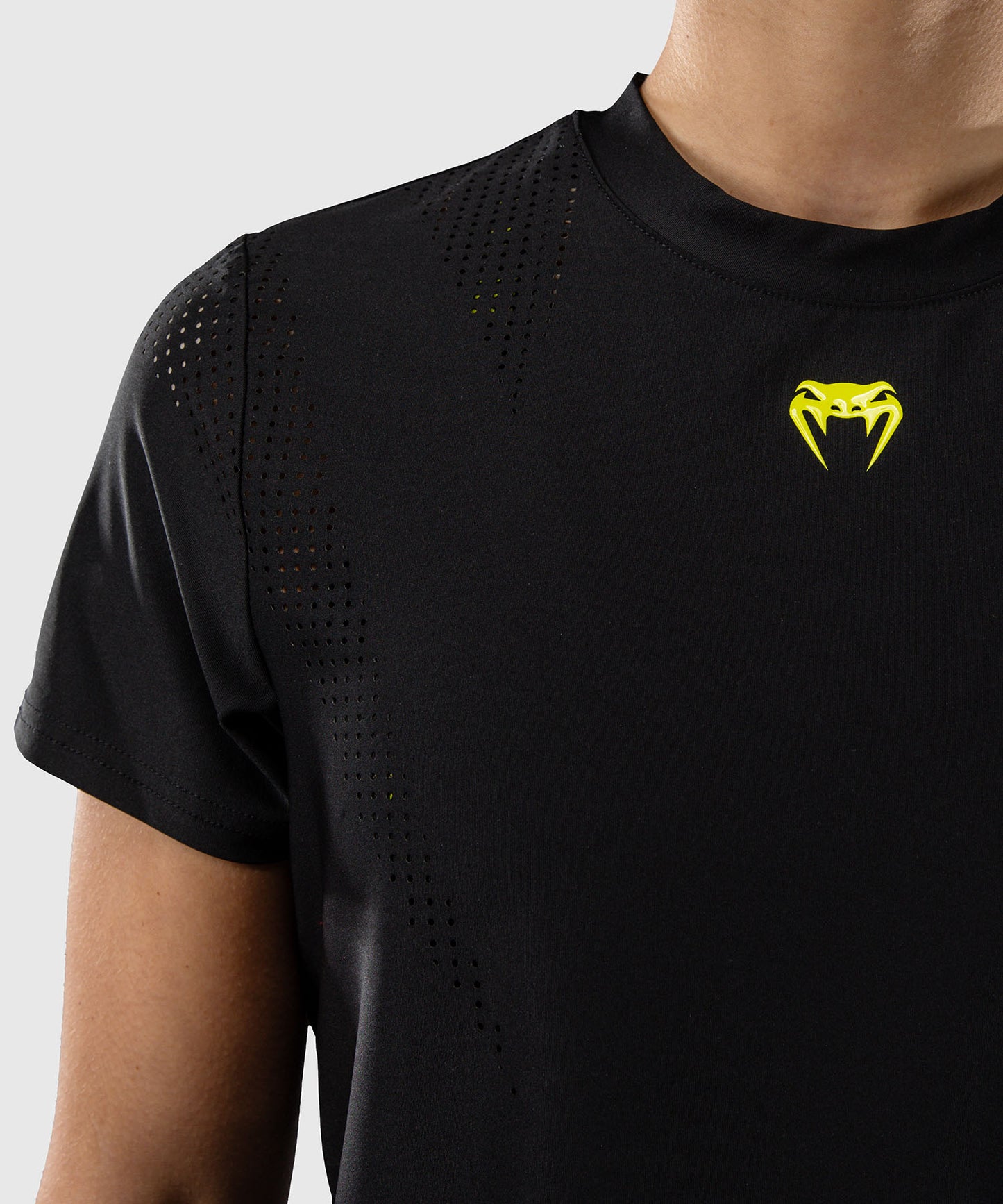 T-shirt Dry Tech Pour Femme Venum Lazer - Noir/Jaune