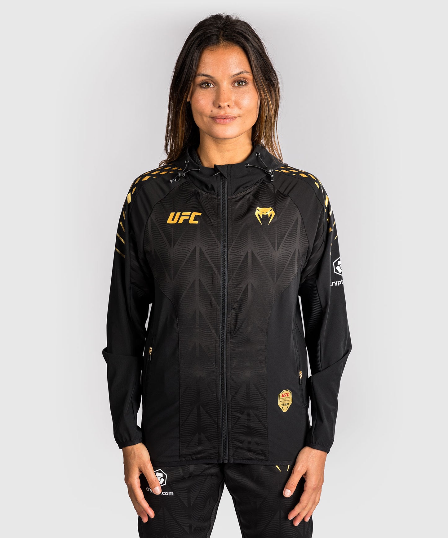 Women's UFC Zenith by Venum Champion Authentic Fight Night Walkout Hoodie