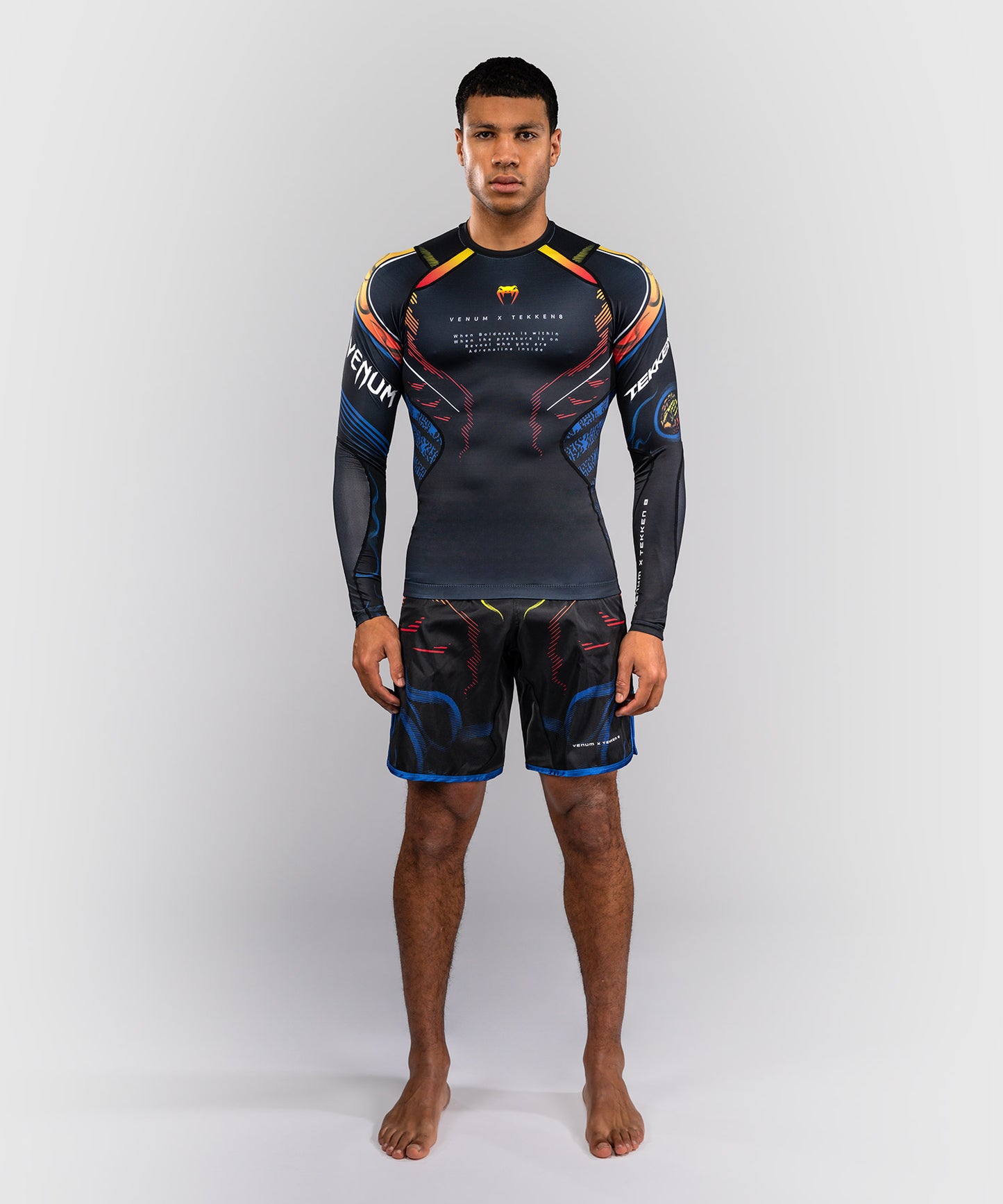 Rashguard à Manches Longues Yoshimitsu Venum x TEKKEN 8 - Noir/Orange
