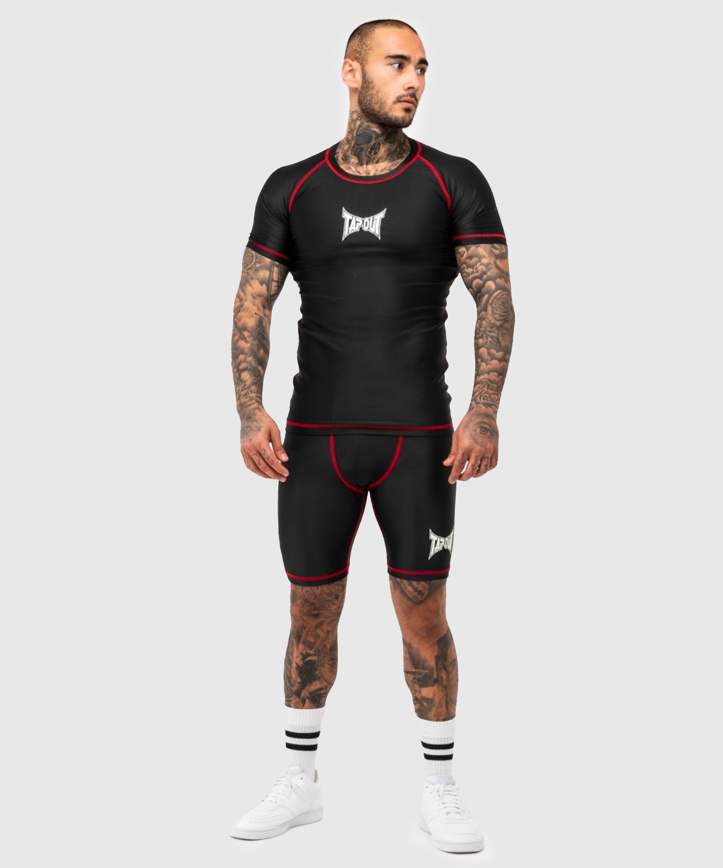 Tapout Functional Rashguard a Maniche Corte Slim Fit