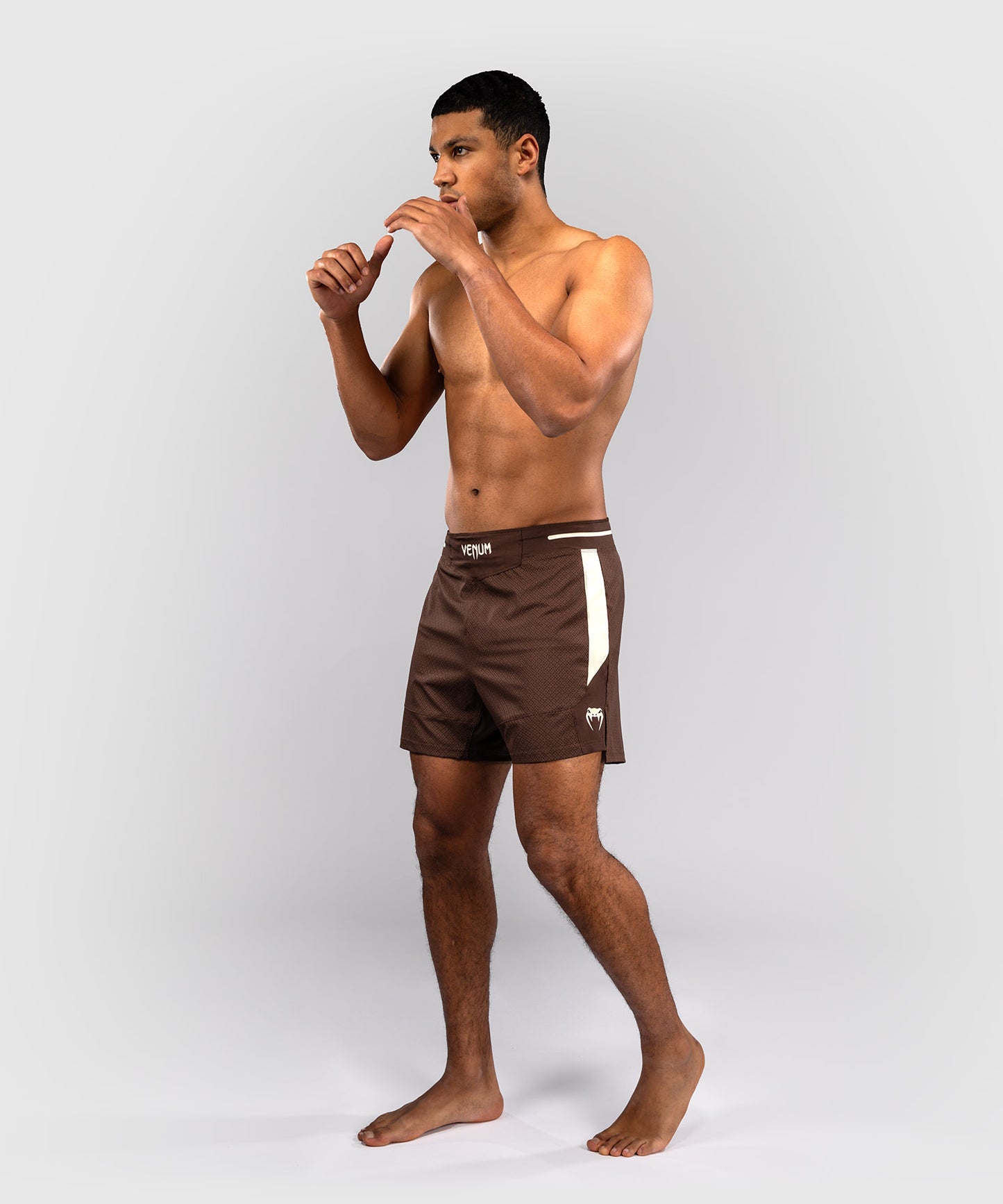 Short de Combat Venum x Roger Gracie Academy - Marron Foncé