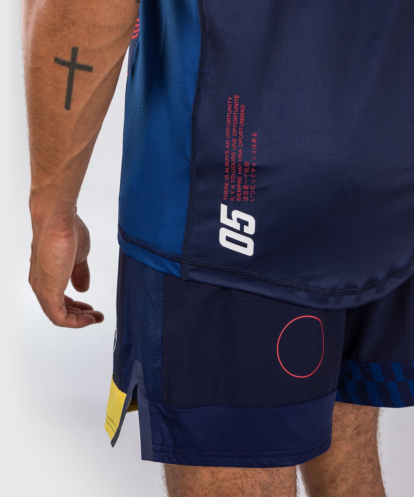 Venum Sport 05 Dry Tech Camiseta - Azul/Amarillo