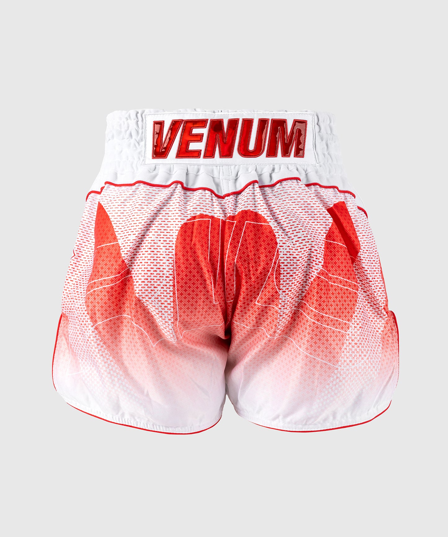 Short de Muay Thai Venum x RWS 2.0 – Blanc/Rouge