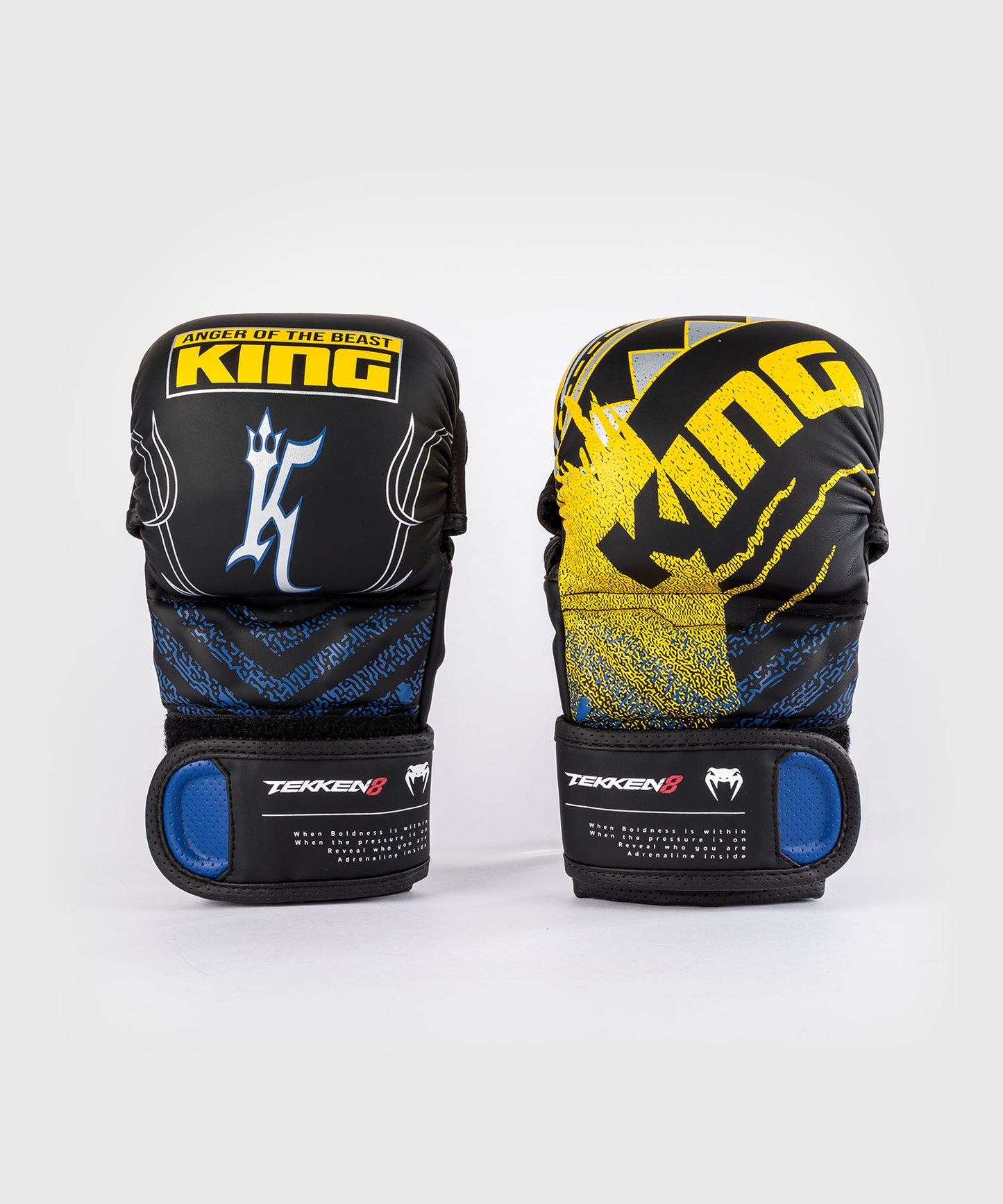 Gants de sparring King Venum x TEKKEN 8 - Noir/Jaune