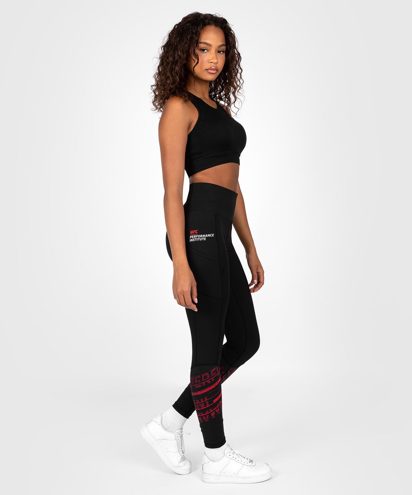 UFC Venum Performance Institute 2.0 Performance Tight für Frauen - Schwarz/Rot