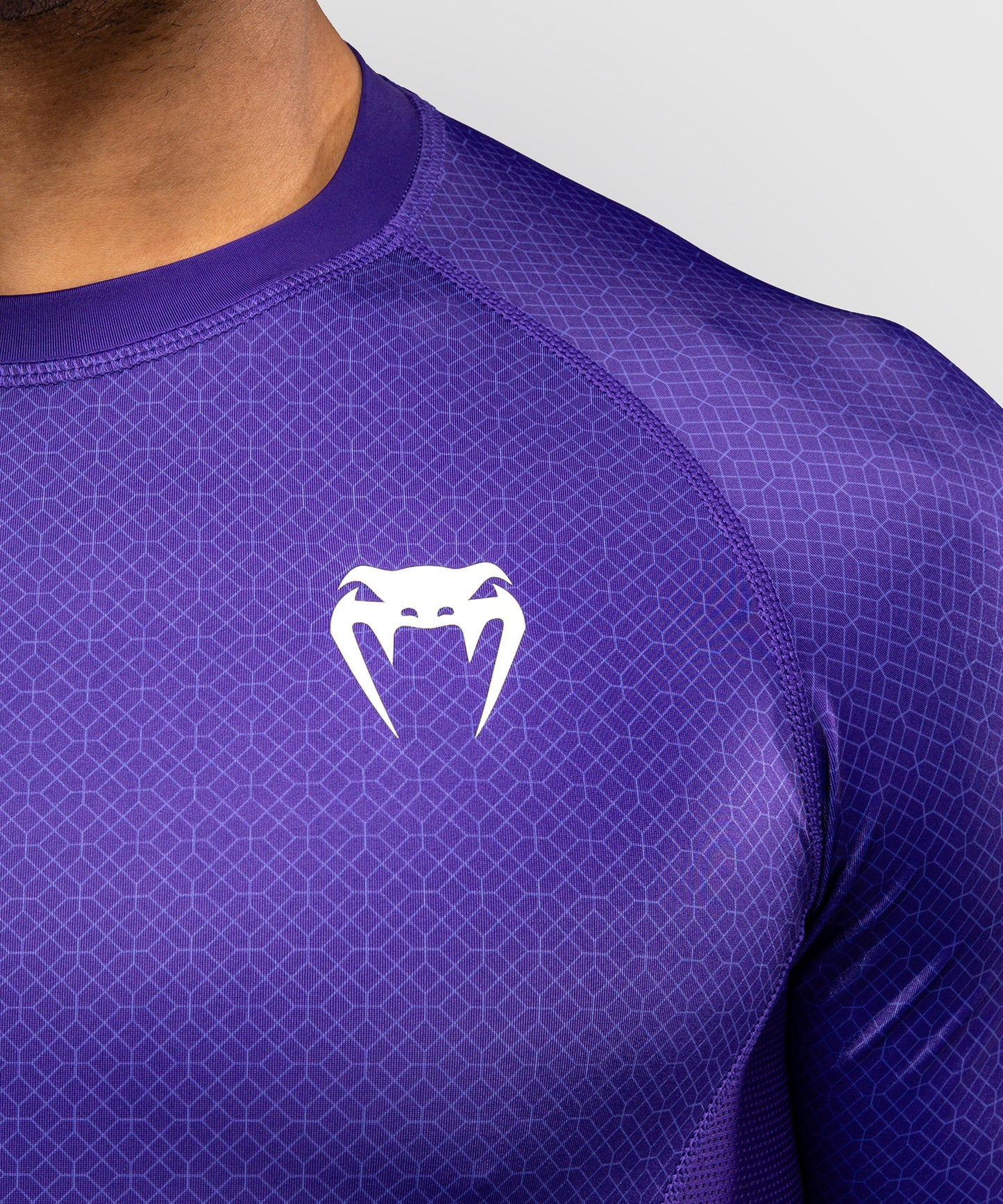 Venum x Roger Gracie Academy Rashguard a Maniche Corte - Viola