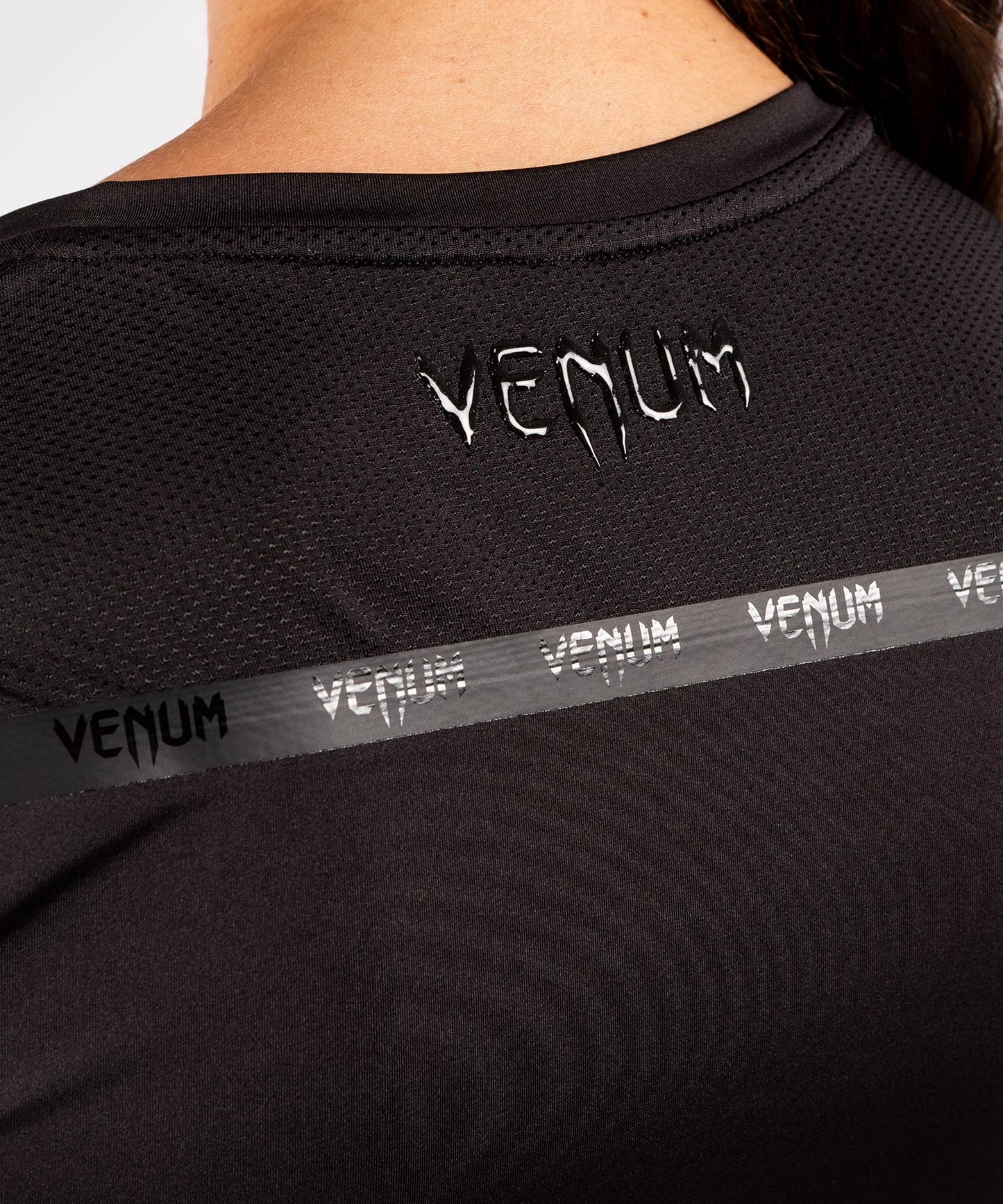 Venum G-fit Dry-Tech T-Shirt – Schwarz / Schwarz