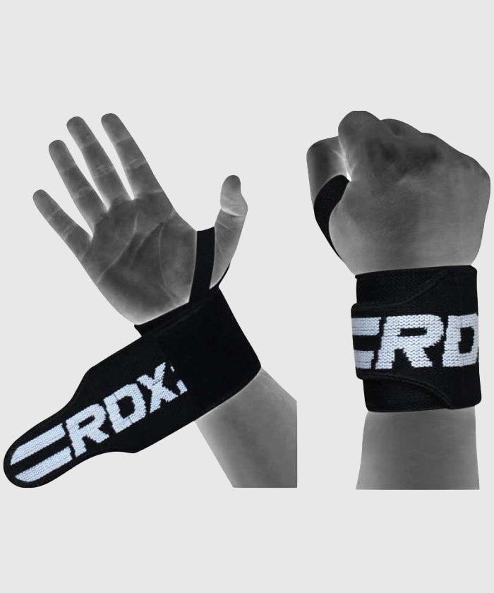 RDX W2 Krafttrainingsriemen – Schwarz/Weiß