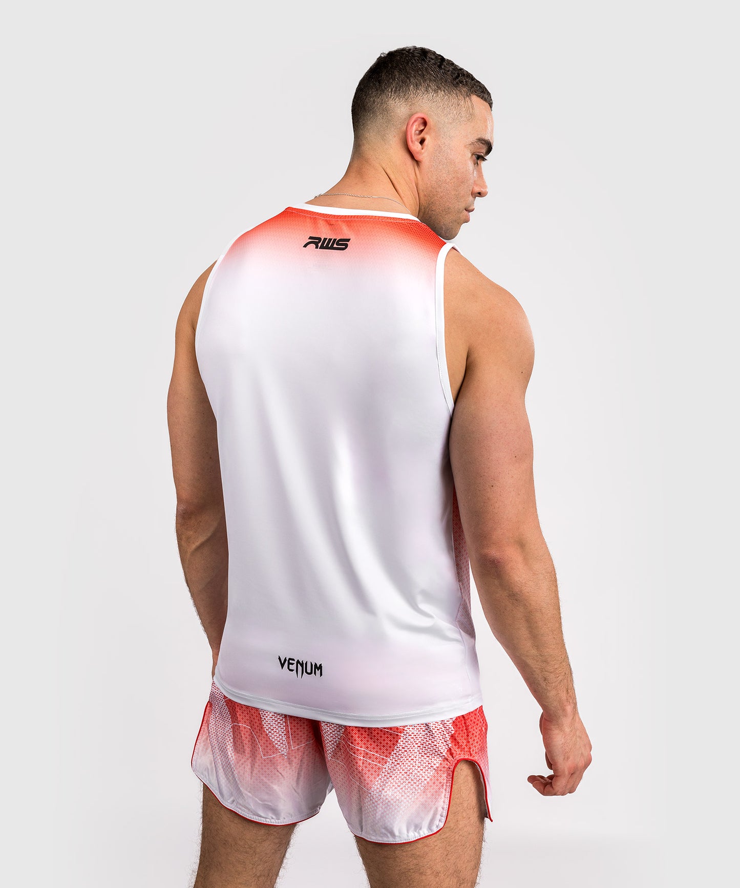 Venum x RWS 2.0 Men’s Dry-Tech Tank Top - White/Red