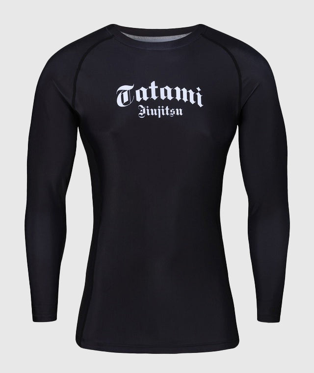 Tatami Fightwear Gothic Langarm Kompressionsshirt – Schwarz