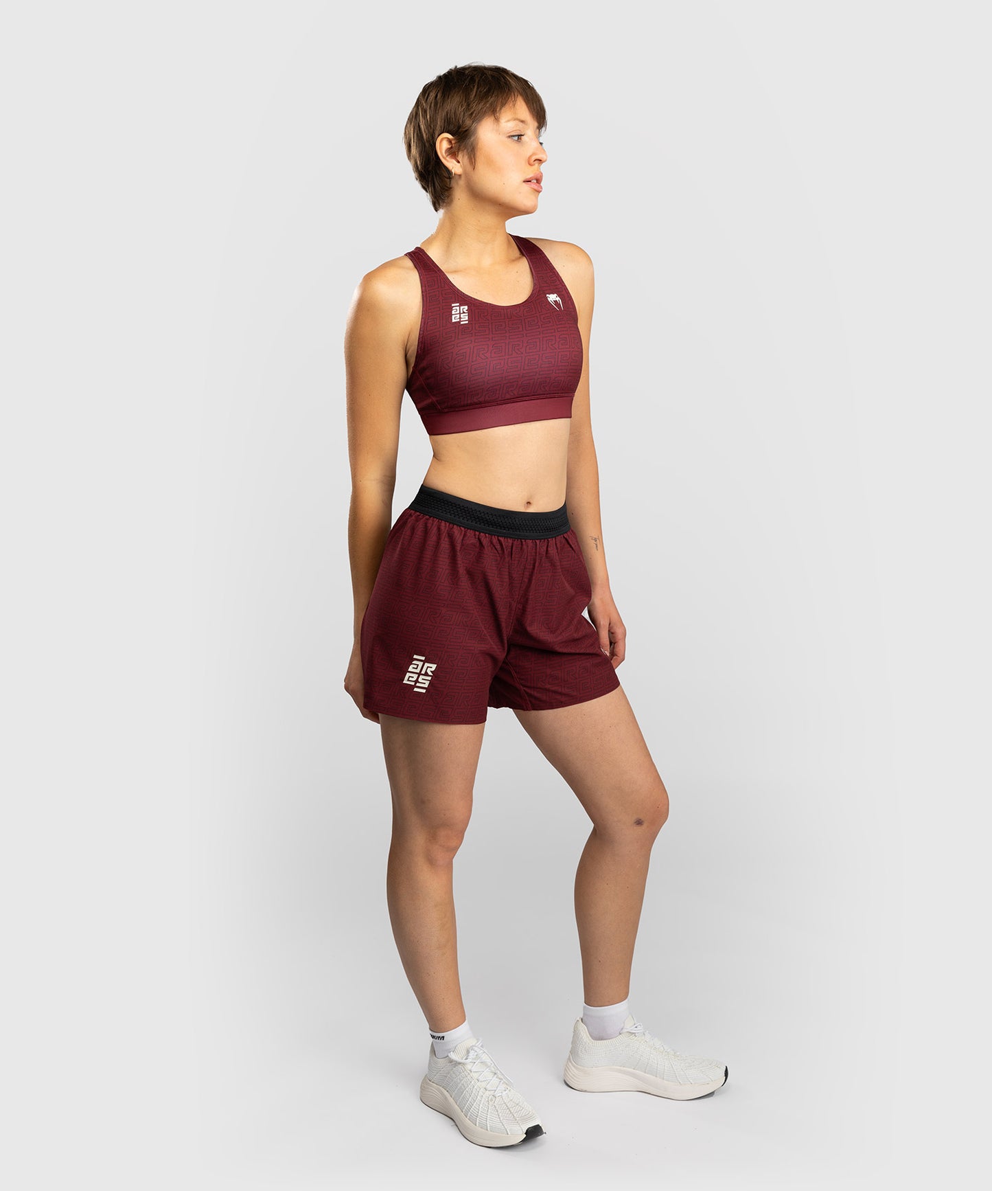 Venum x Ares Women’s Training Shorts - Burgundy