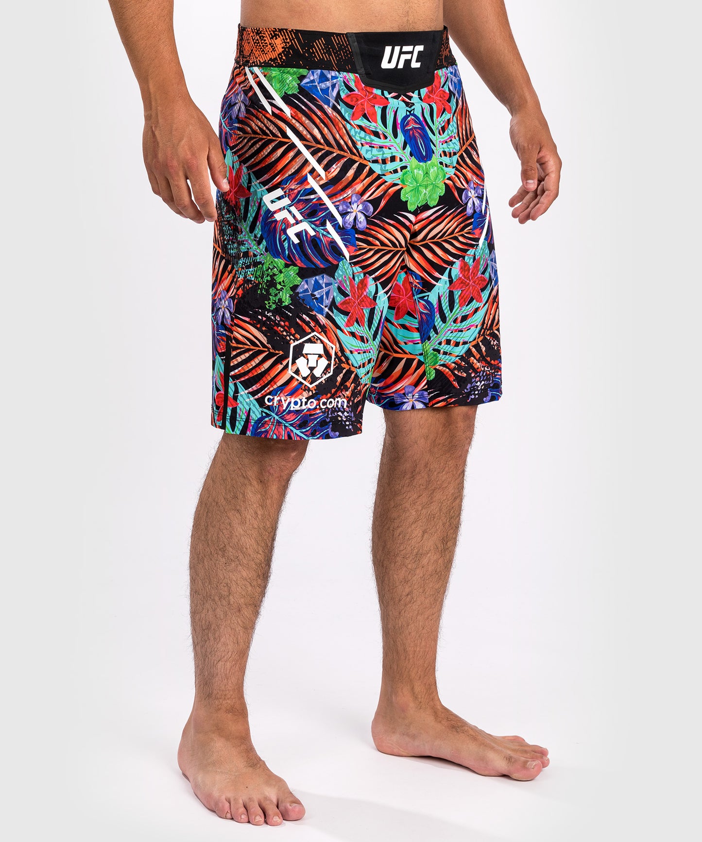 Short de Combat coupe longue pour Hommes UFC Unrivaled by Venum Dustin Poirier - Bleu