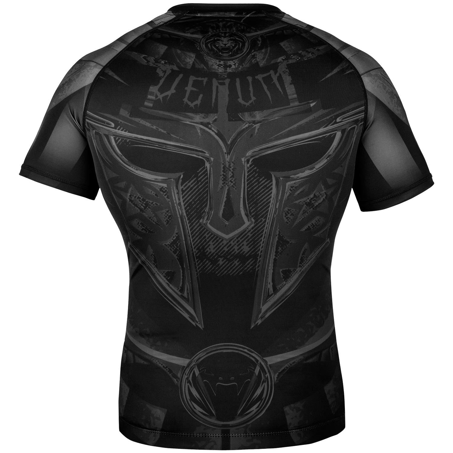 Venum Gladiator 3.0 Rashguard Kurzarm - Schwarz/Schwarz - Exclusive