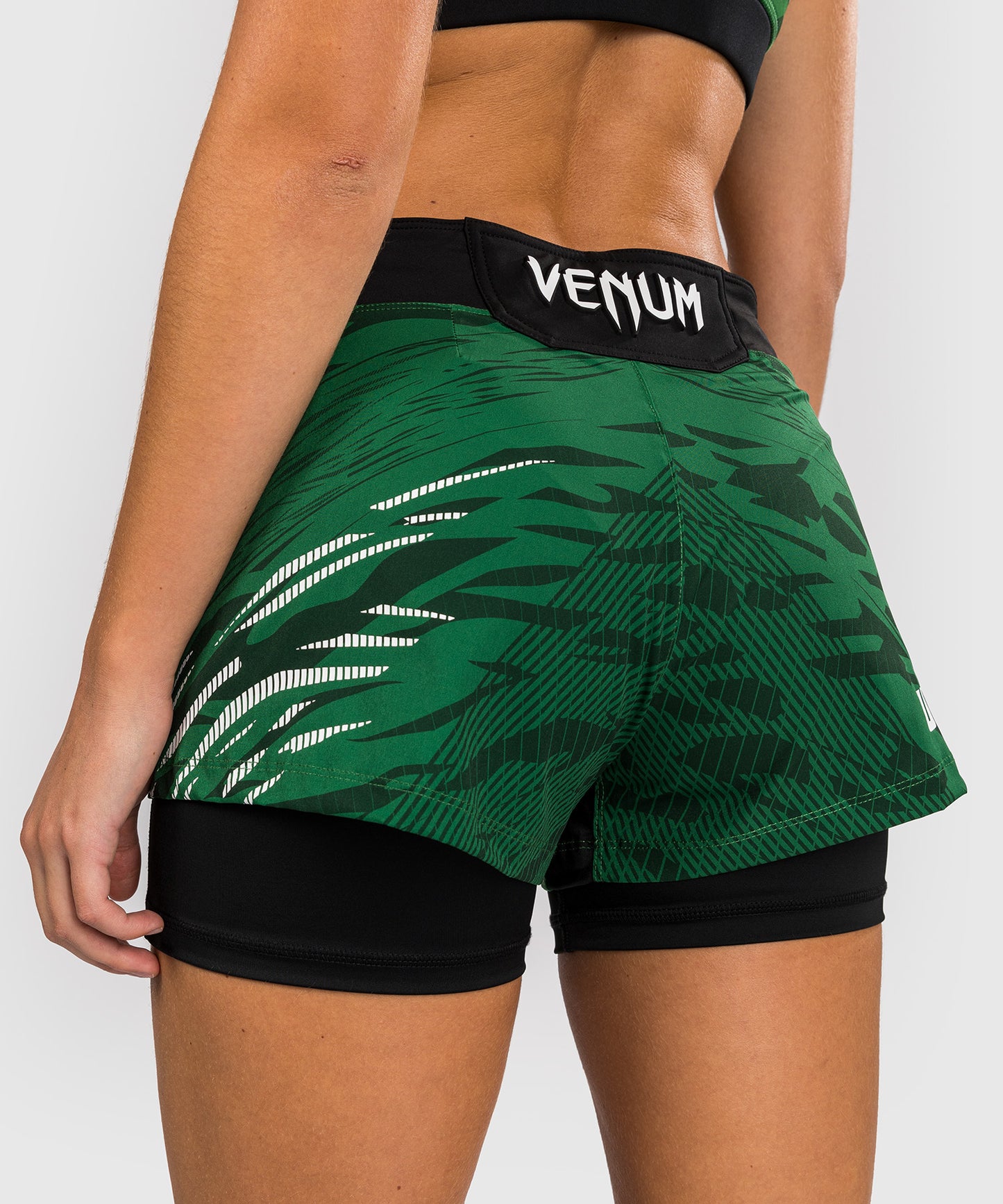 Shorts de Combat pour Femmes UFC Fusion by Venum Authentic Fight Night - Vert