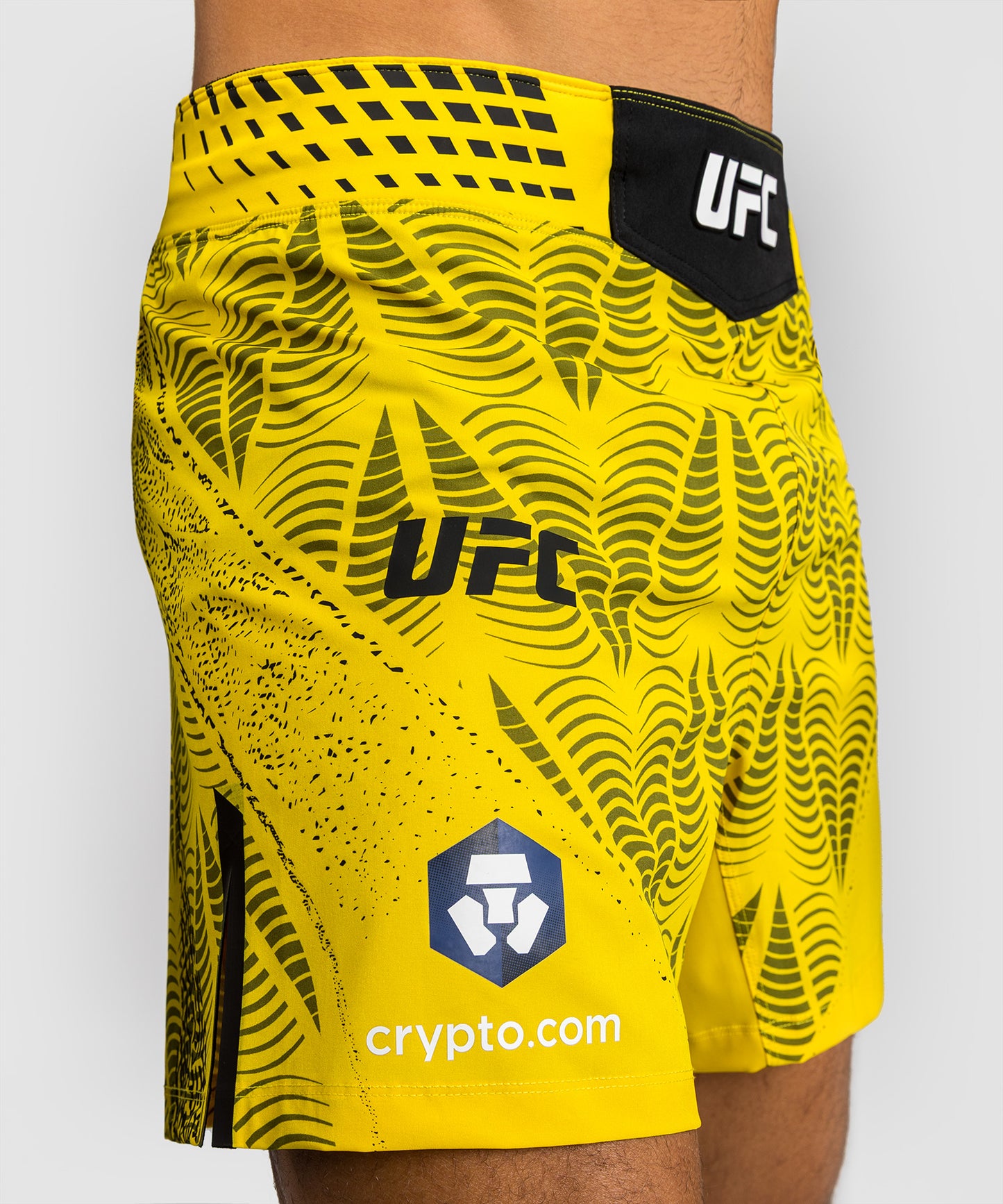 UFC Zenith by Venum Authentic Fight Night Pantaloncini da combattimento Fit corto Uomo - Giallo