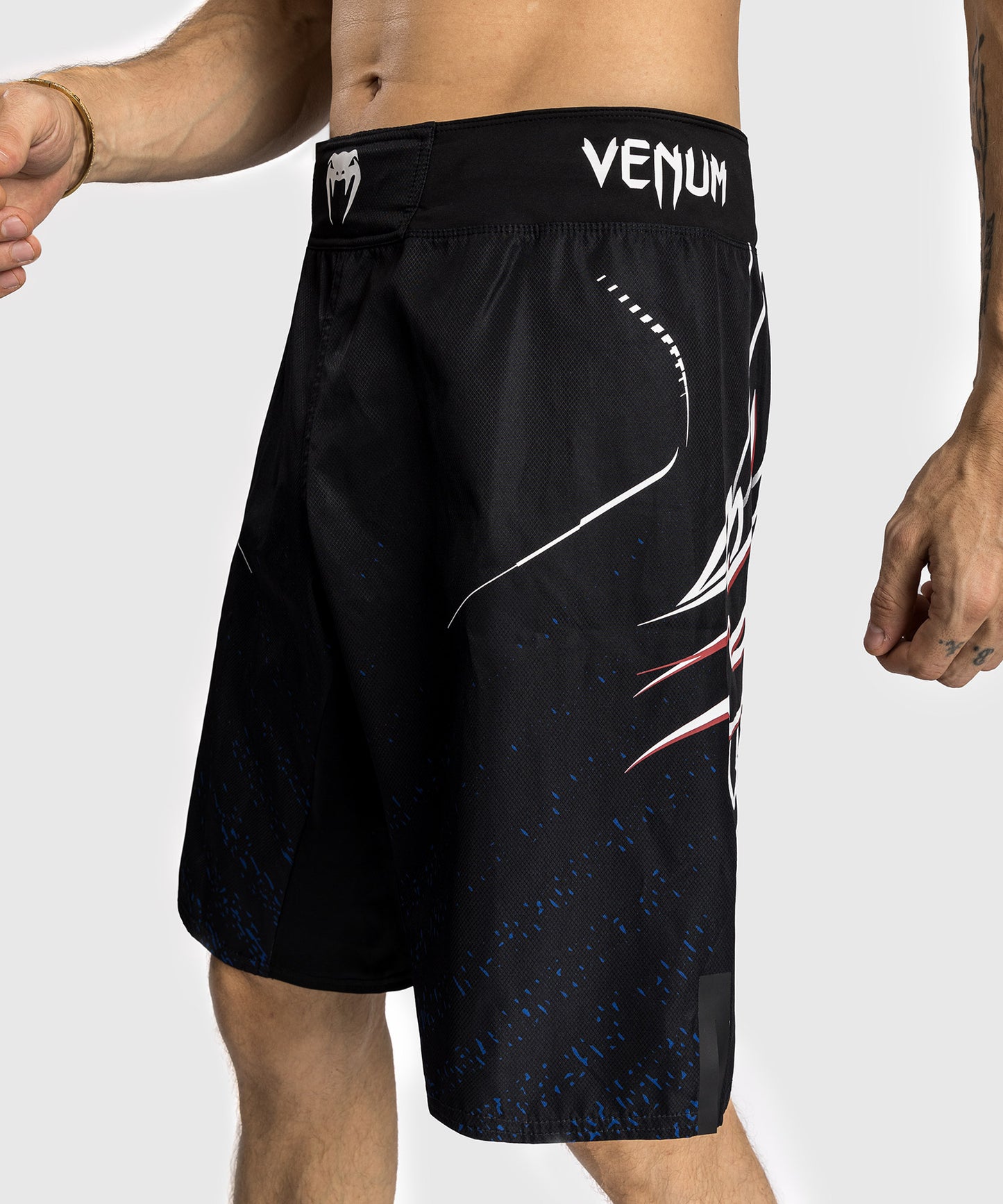 Venum x TEKKEN 8 - Jin Kazama Pantalones de Lucha - Azul/Negro/Blanco