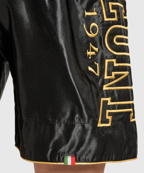 Leone DNA Premium Pantalón corto de boxeo – Negro