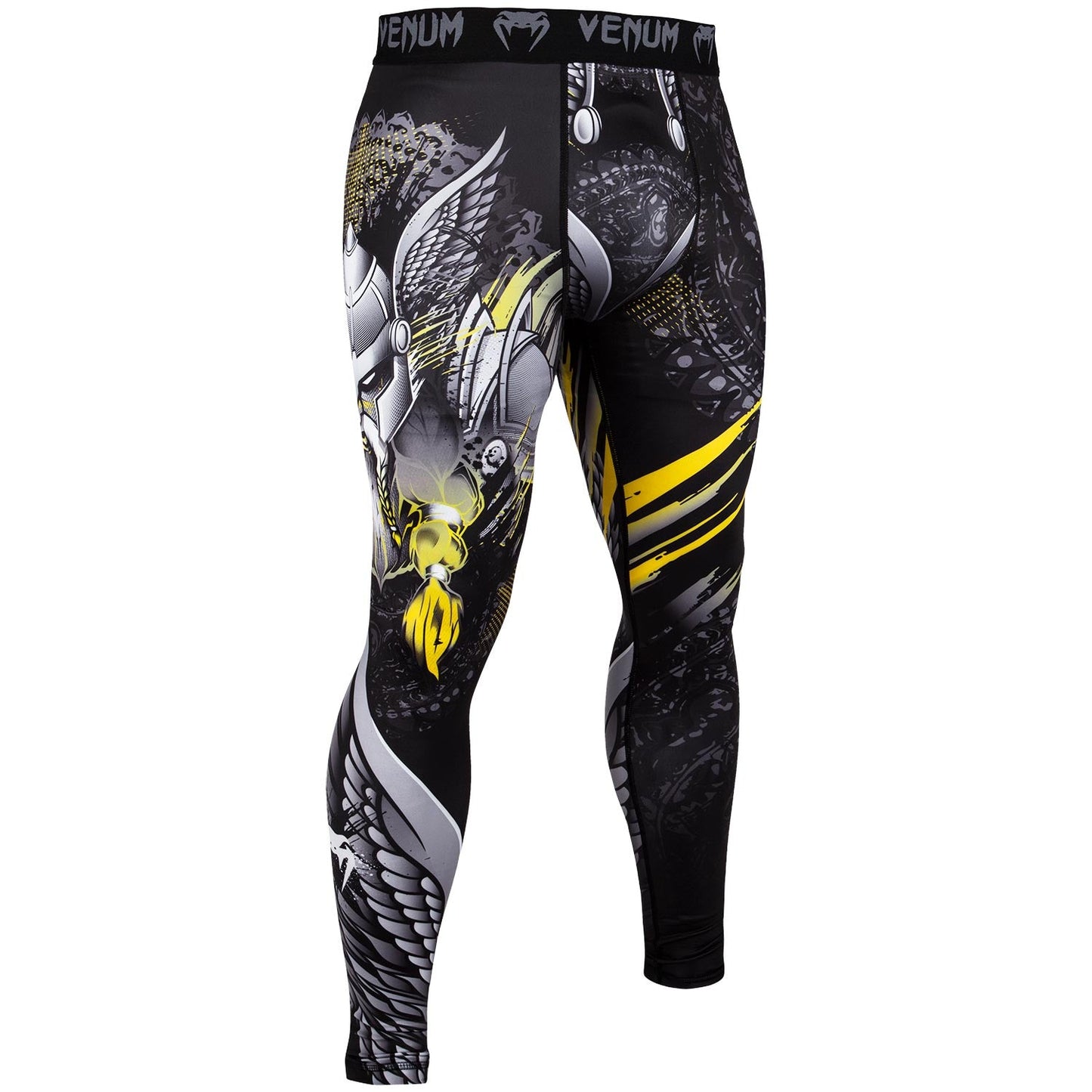 Venum Viking 2.0 Compression Pants - Black/Yellow