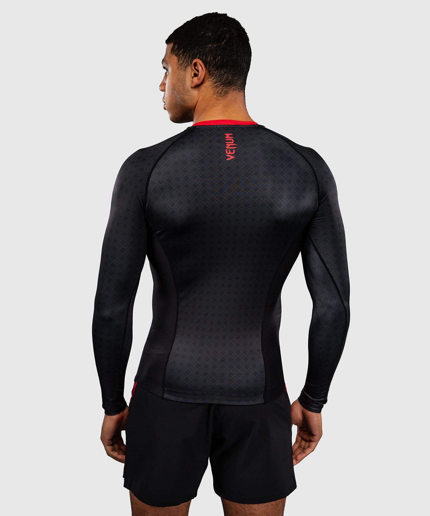 Venum x Roger Gracie Signature Rashguard a Maniche Lunghe - Nero/Rosso