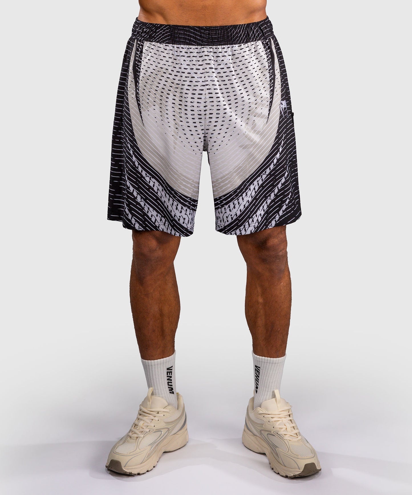 Venum Galactic 3.0 Pantalón Corto de Entrenamiento - Blanco Hueso/Negro