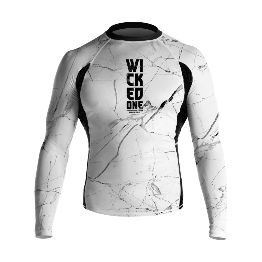 Wicked One Broken Rashguard - Weiß