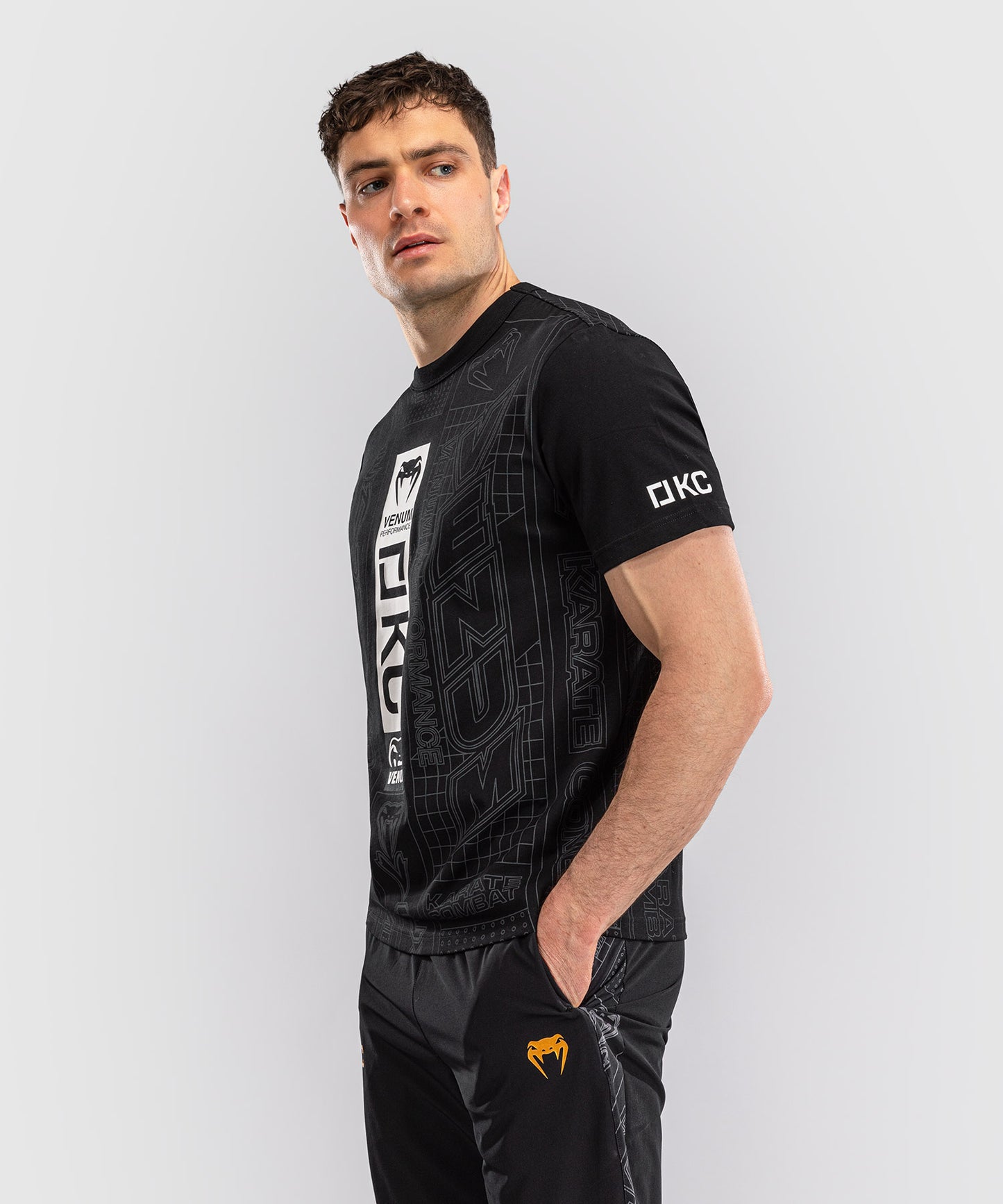 Karate Combat by Venum T-Shirt – Schwarz/Grau