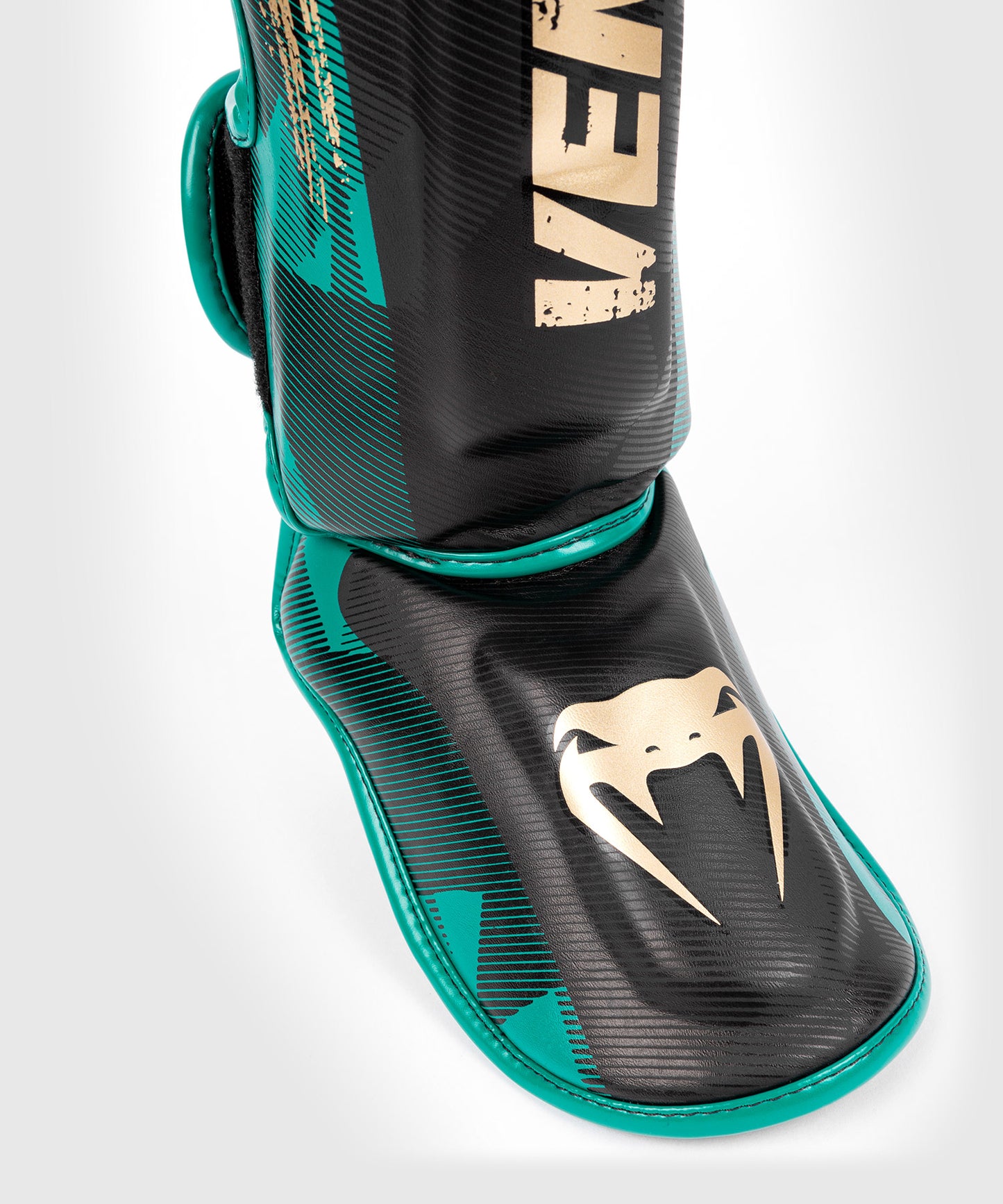 Venum WBC Muay Thai Schienbeinschützer - Schwarz/Grün