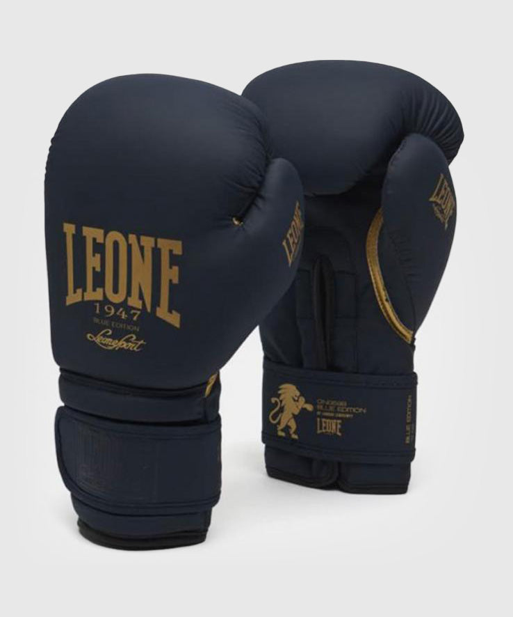 Leone Gn059x Guantes de Boxeo - Azul
