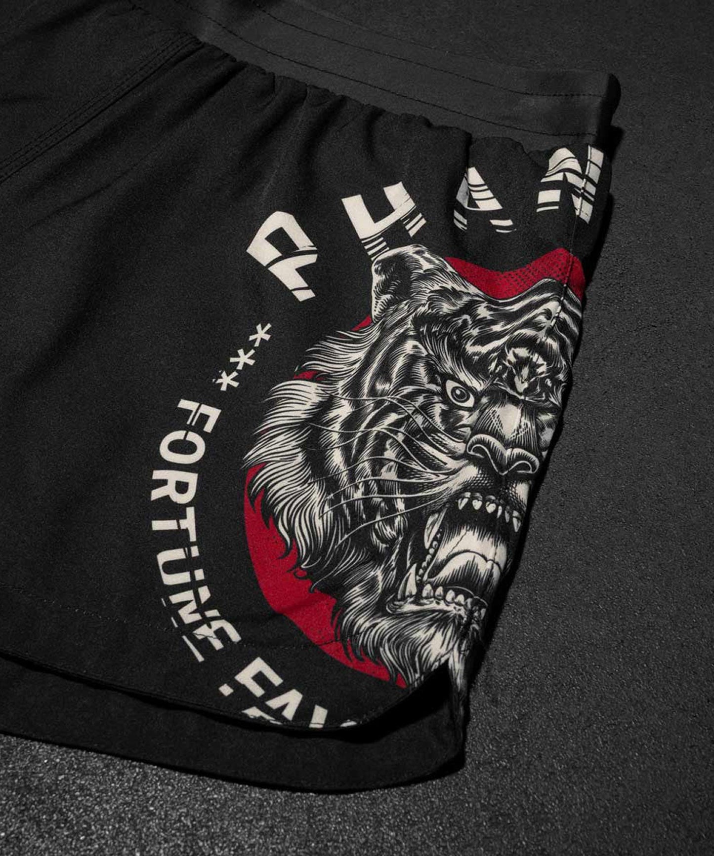 Short de MMA Phantom Athletics Fusion Tiger Unit - Noir