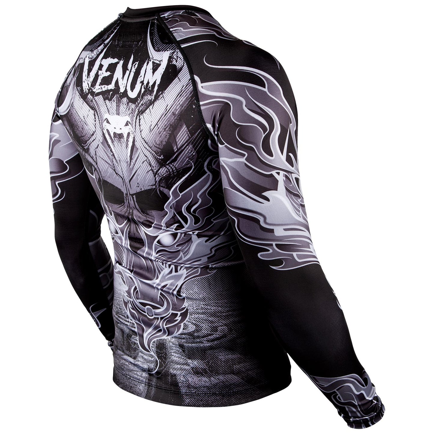Rashguard Venum Minotaurus - Mangas Largas - Negro/Blanco